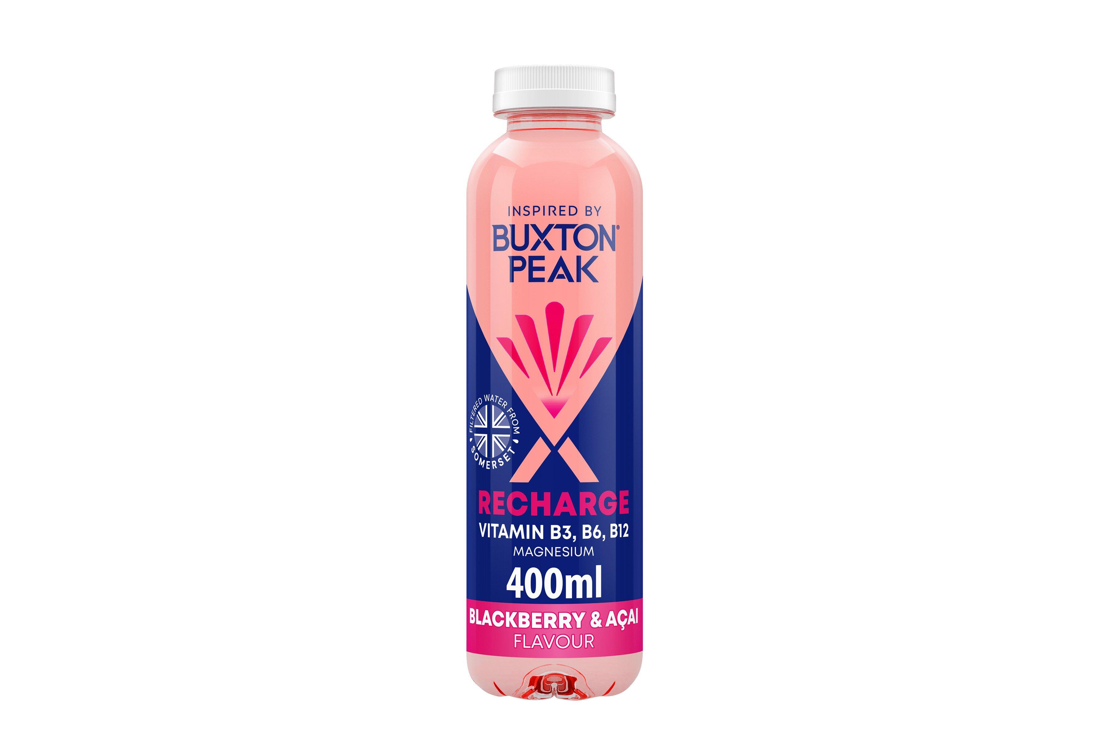 Buxton Recharge Blackberry & Acai Still Water 12x400ml