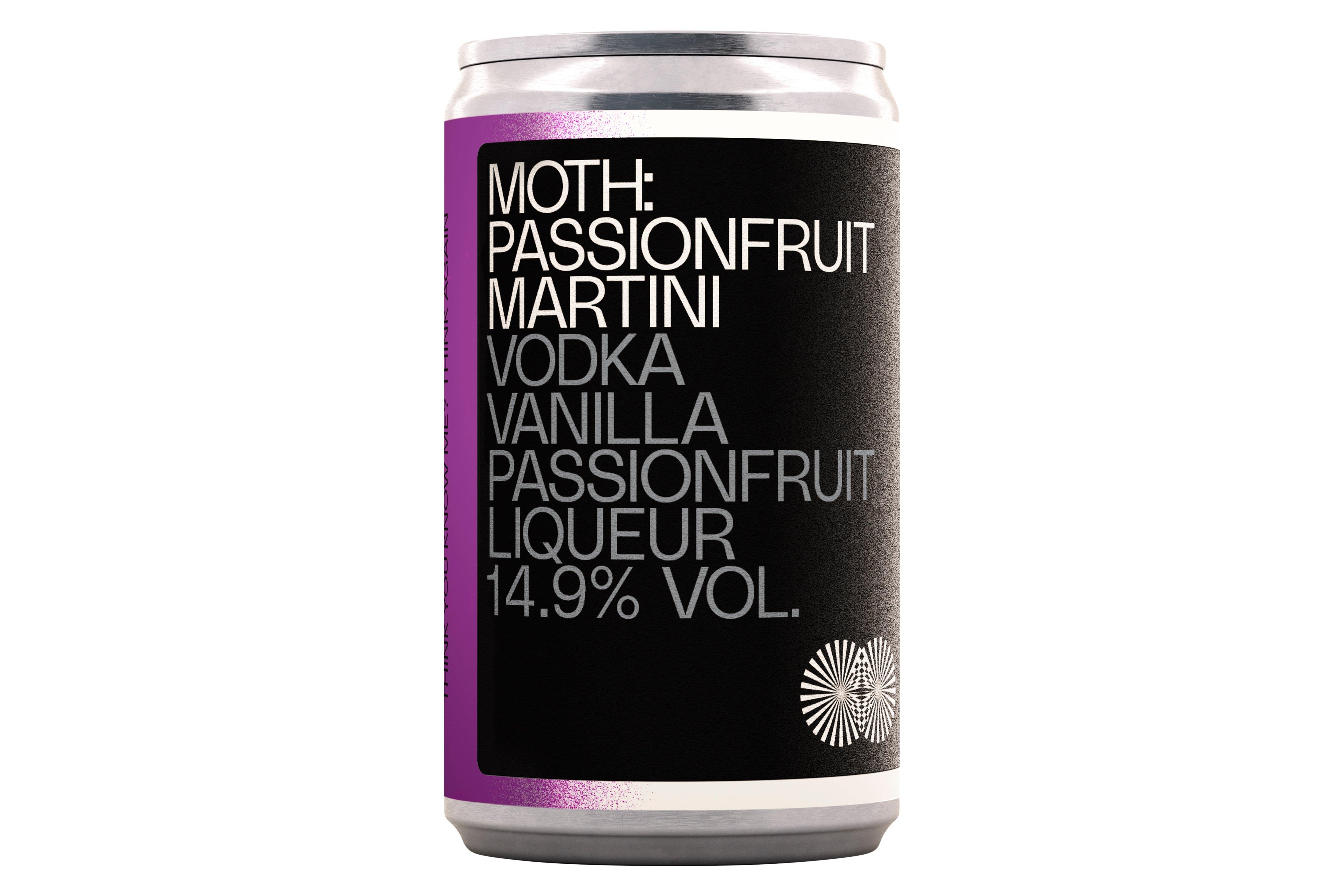 Moth Cocktails Pasfruit Martini 12x125ml