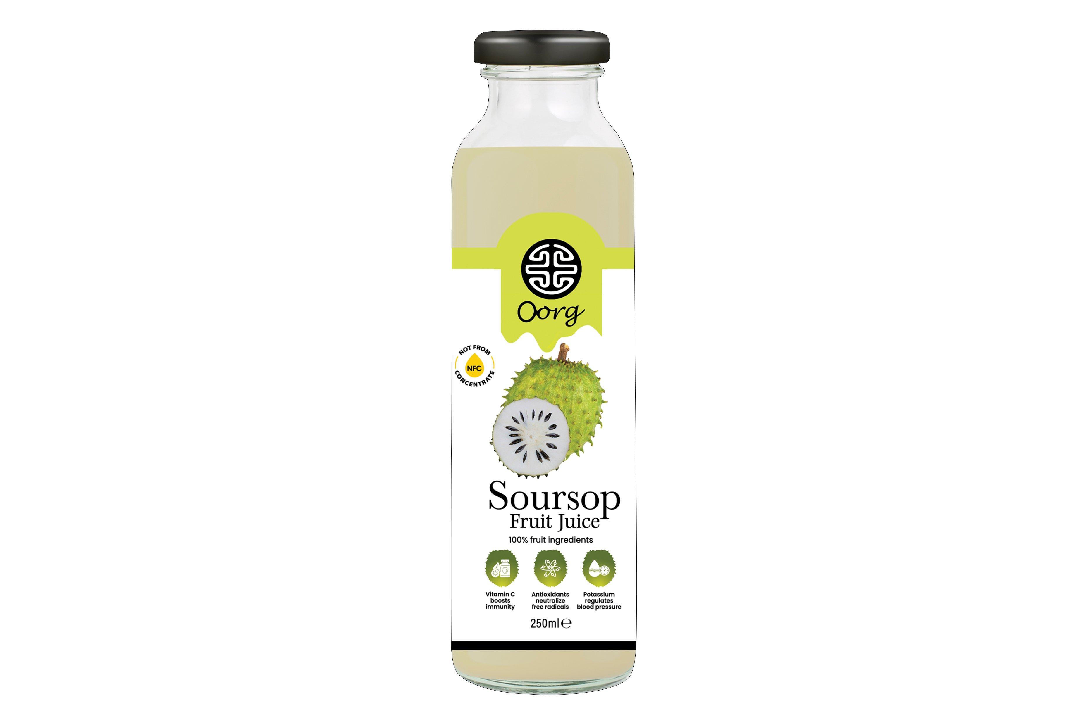 OORG Natural Soursop Fruit Juice 250ml