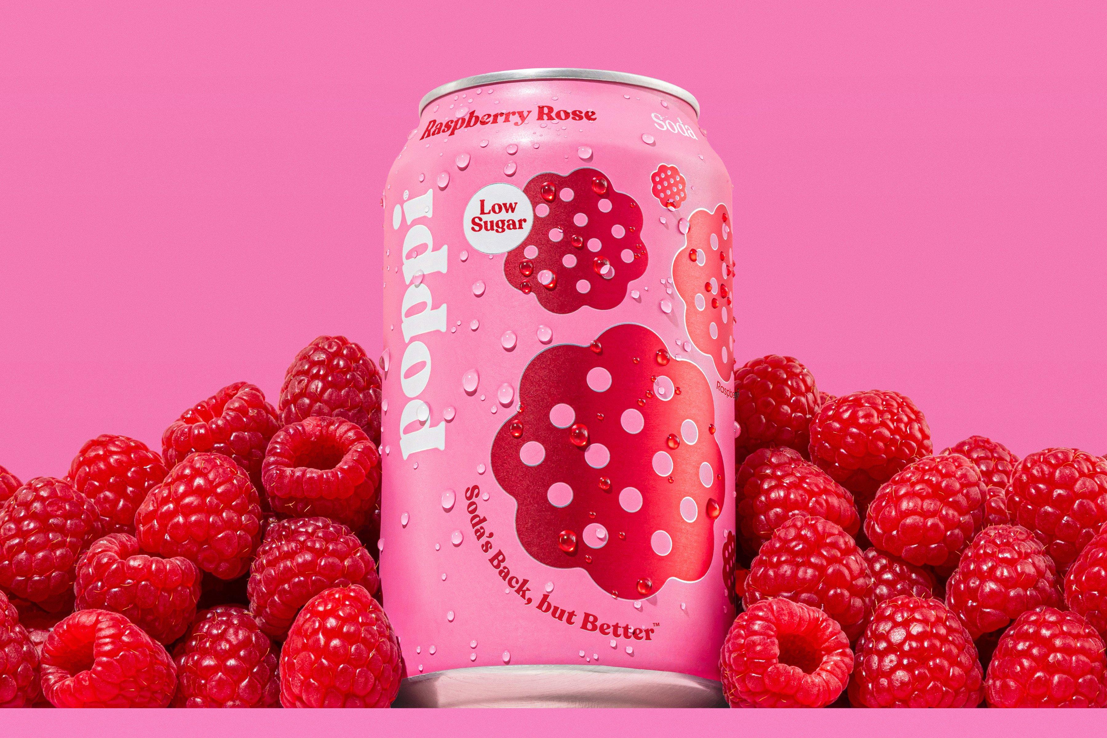 Poppi Raspberry And Rose       24x330ml