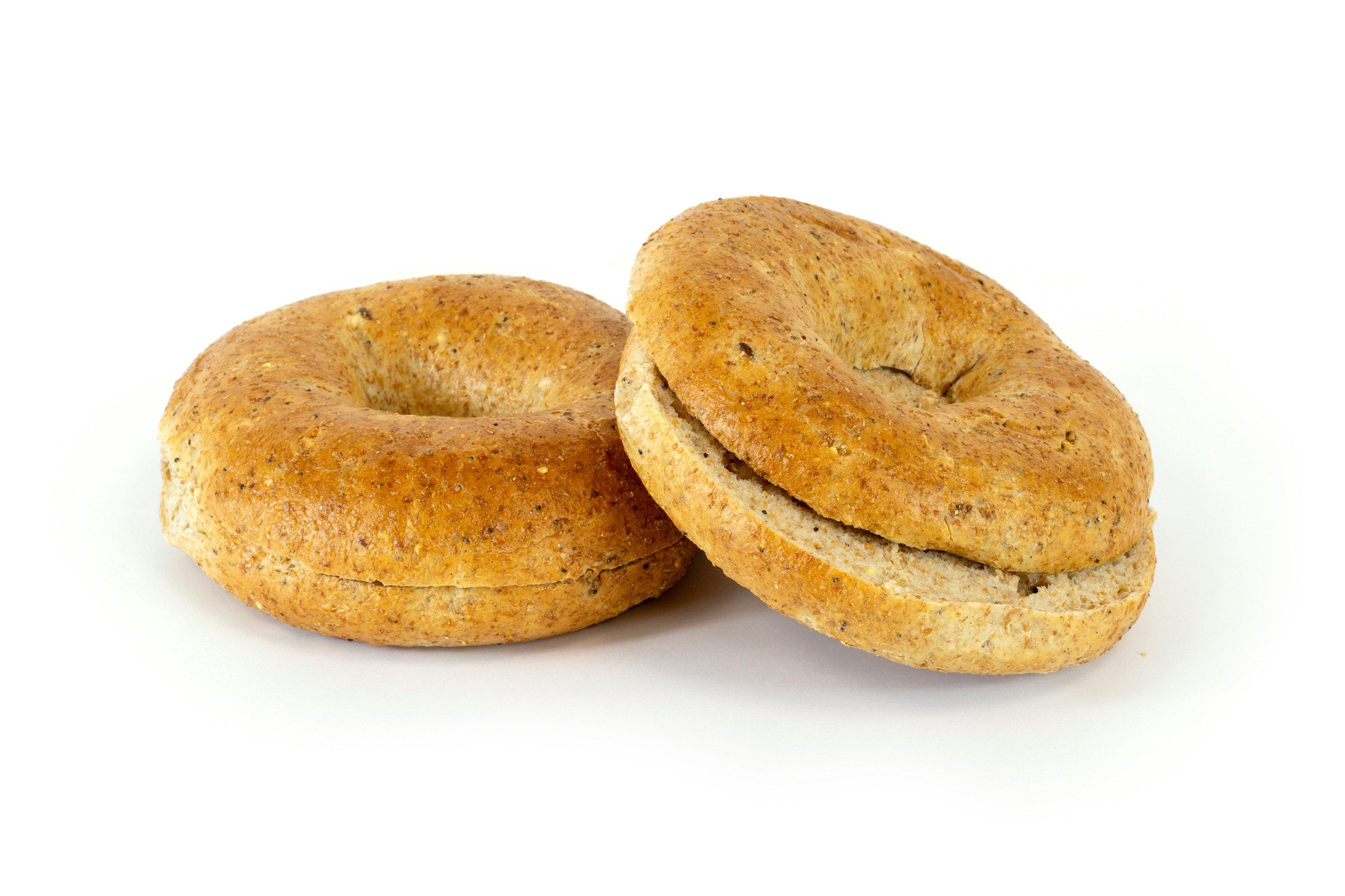 La Boulangerie  Fully Baked Pre-Sliced High Fibre Multiseed Bagels