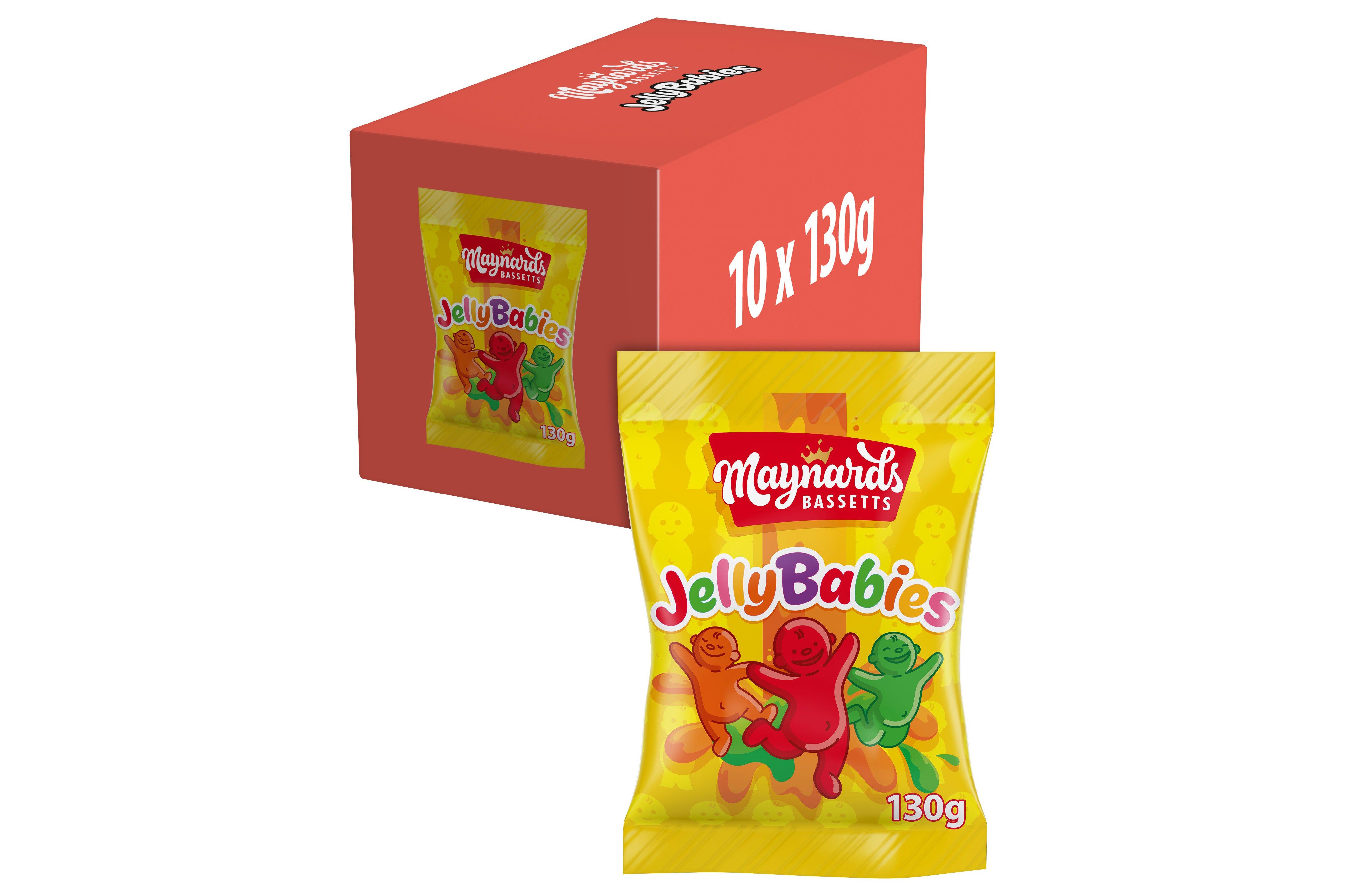 Maynards  Bassetts Jelly Babies Sweets Bag 130g