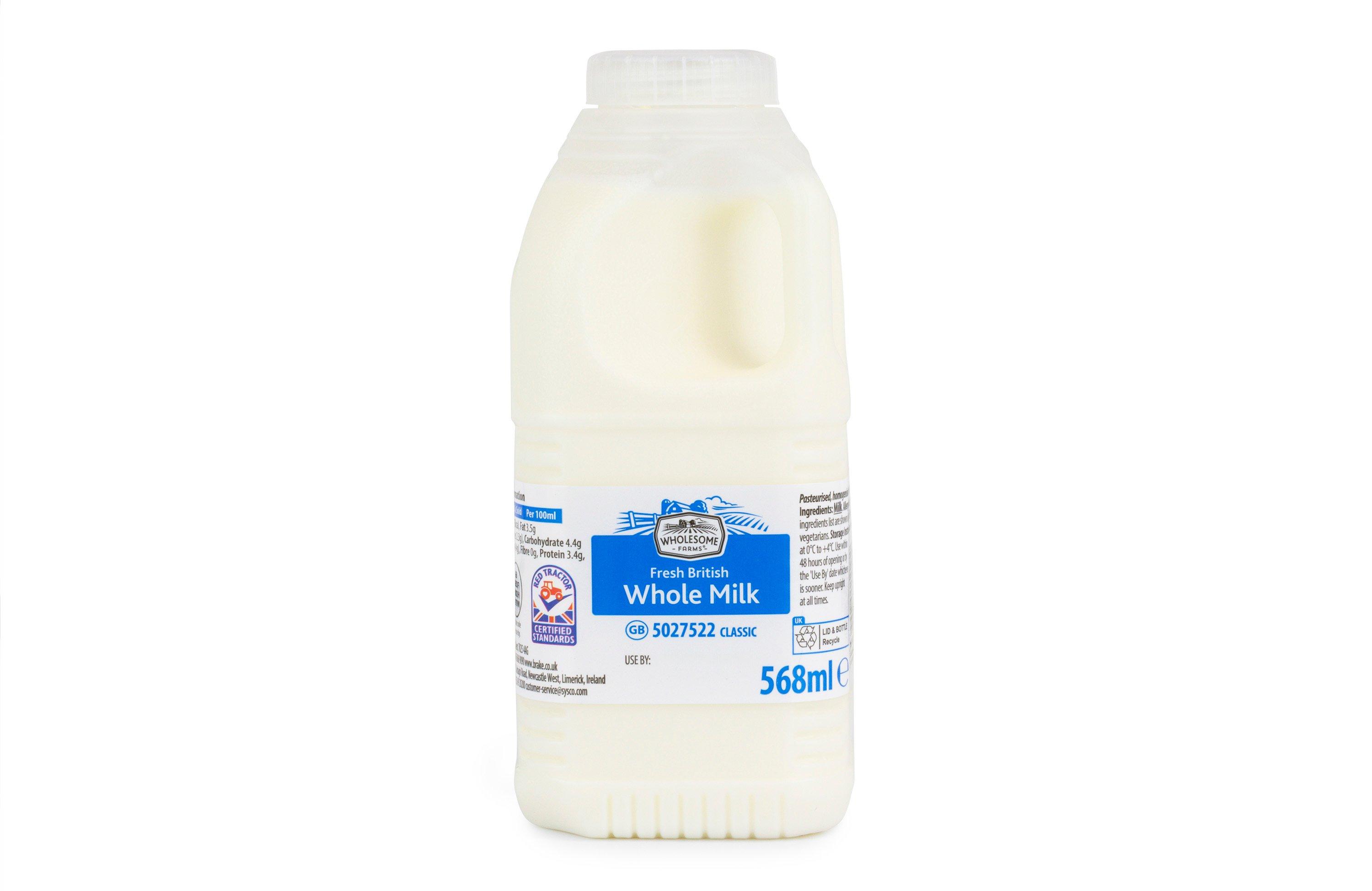 Wholesome Farms Fresh British Whole Milk