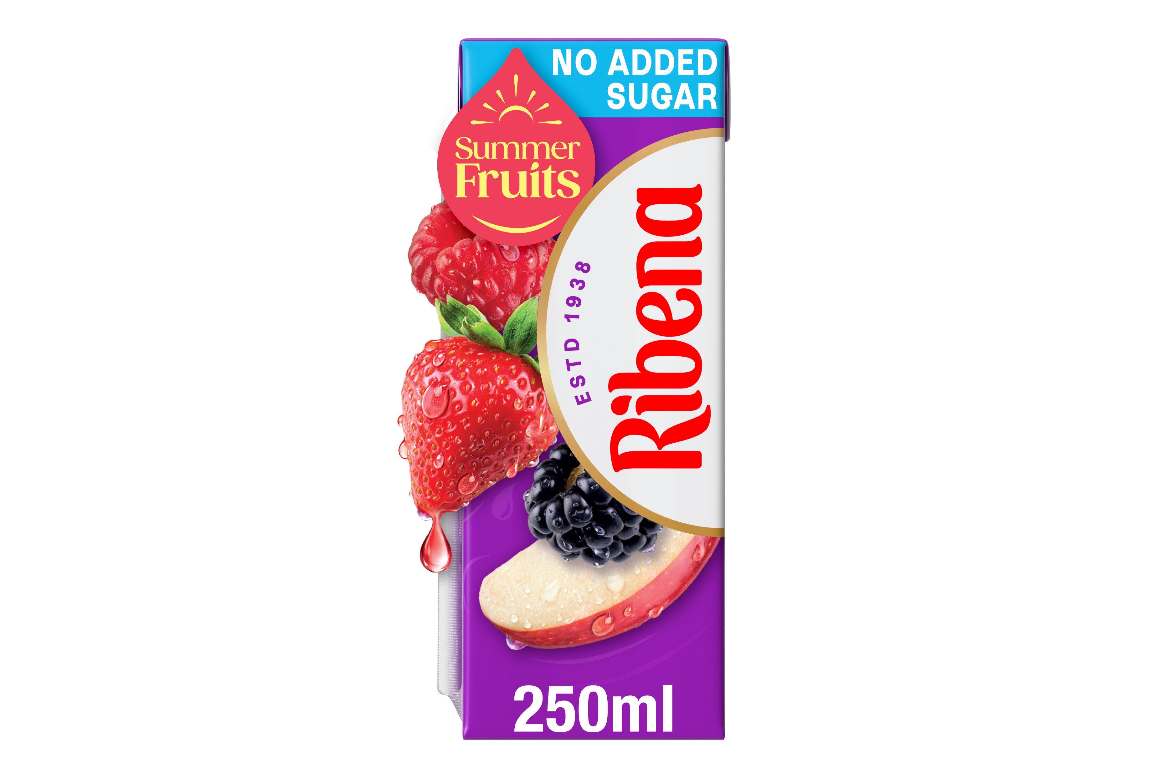 Ribena Summer Fruits No Added Sugar 250ml