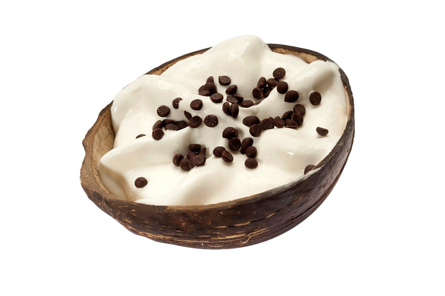 Stuffed Halved Coconut Ice Cream