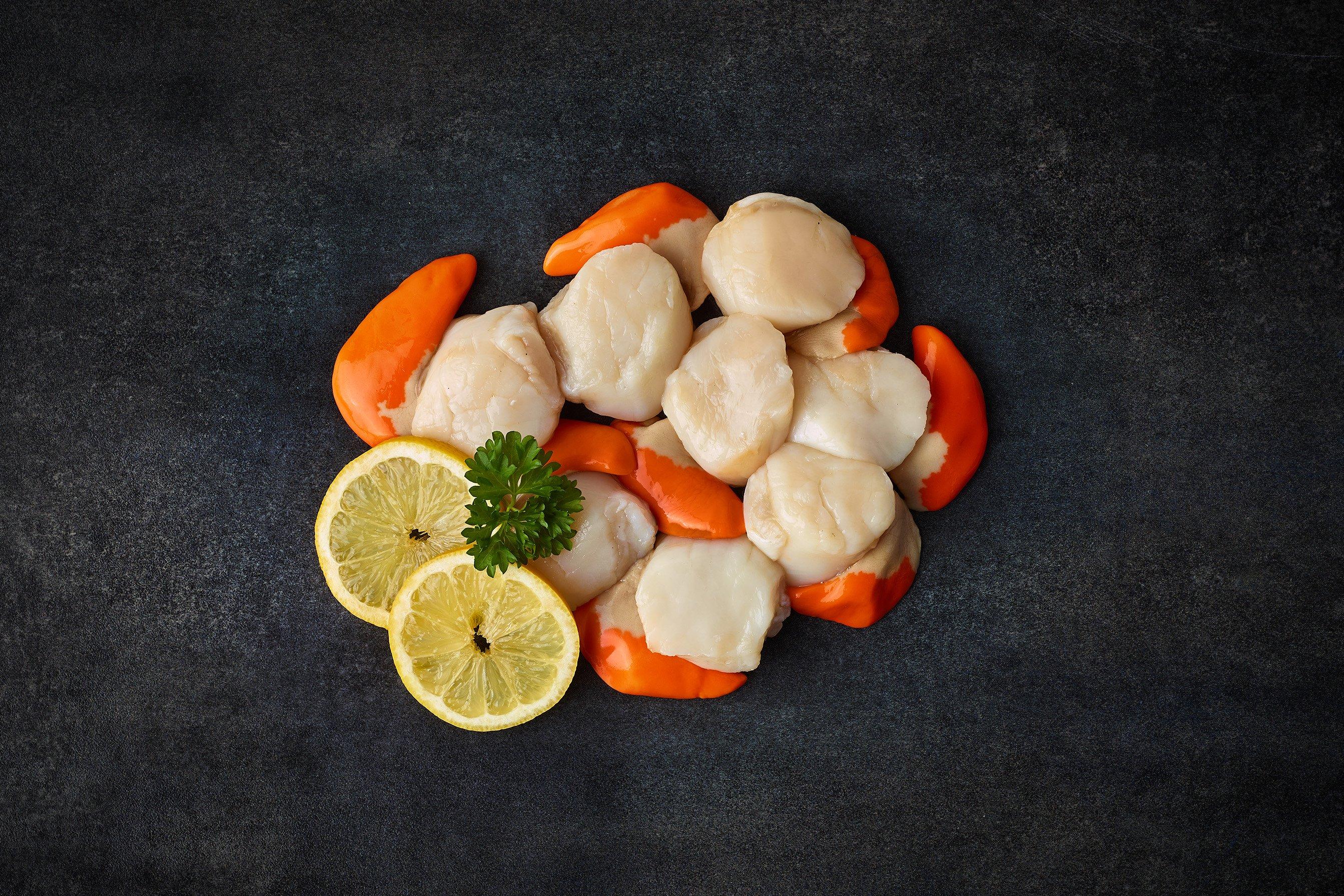 King Scallop Meat Roe On 1kg