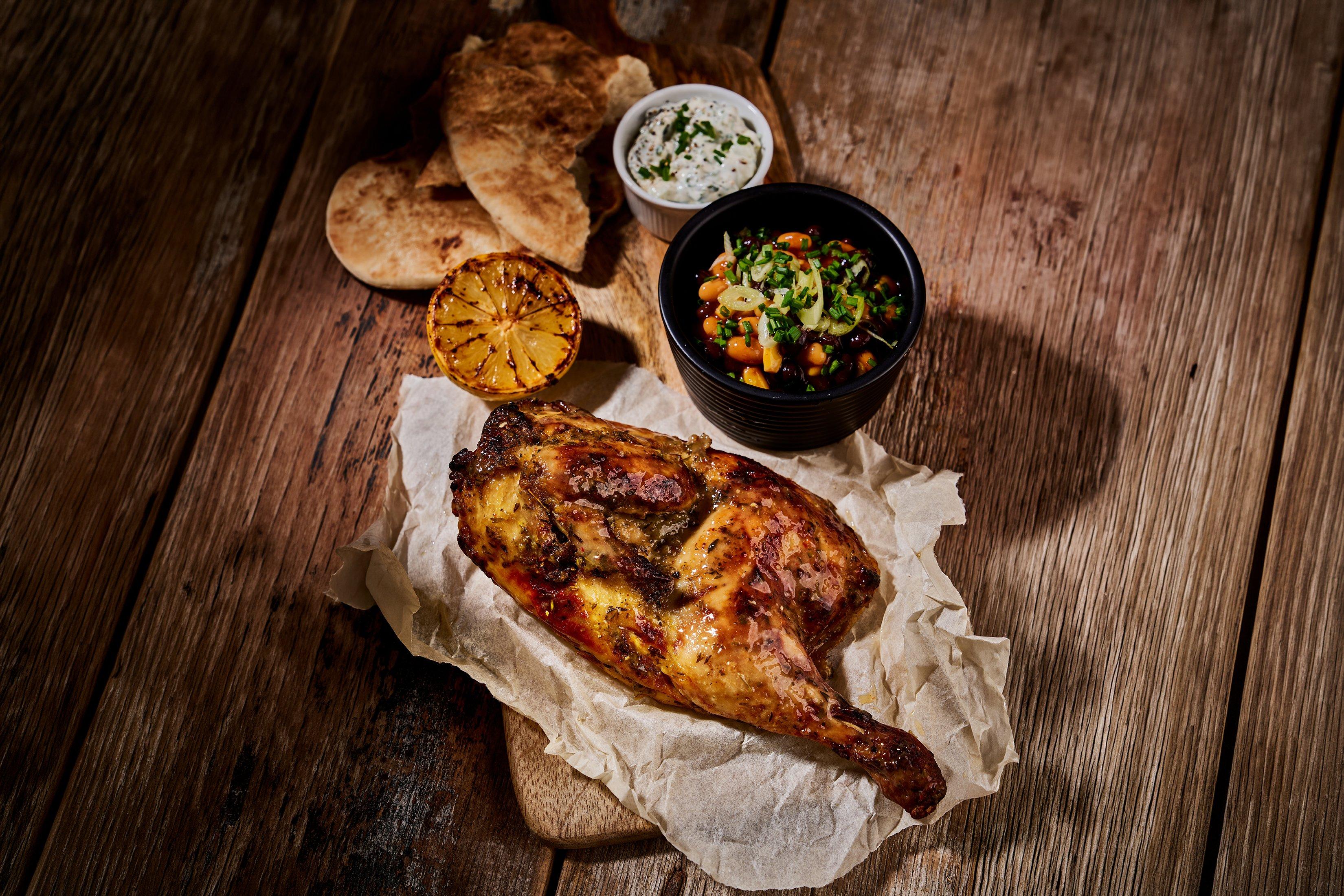 Ready Foods Cooked Lemon & Herb 1/2 Chicken 575g
