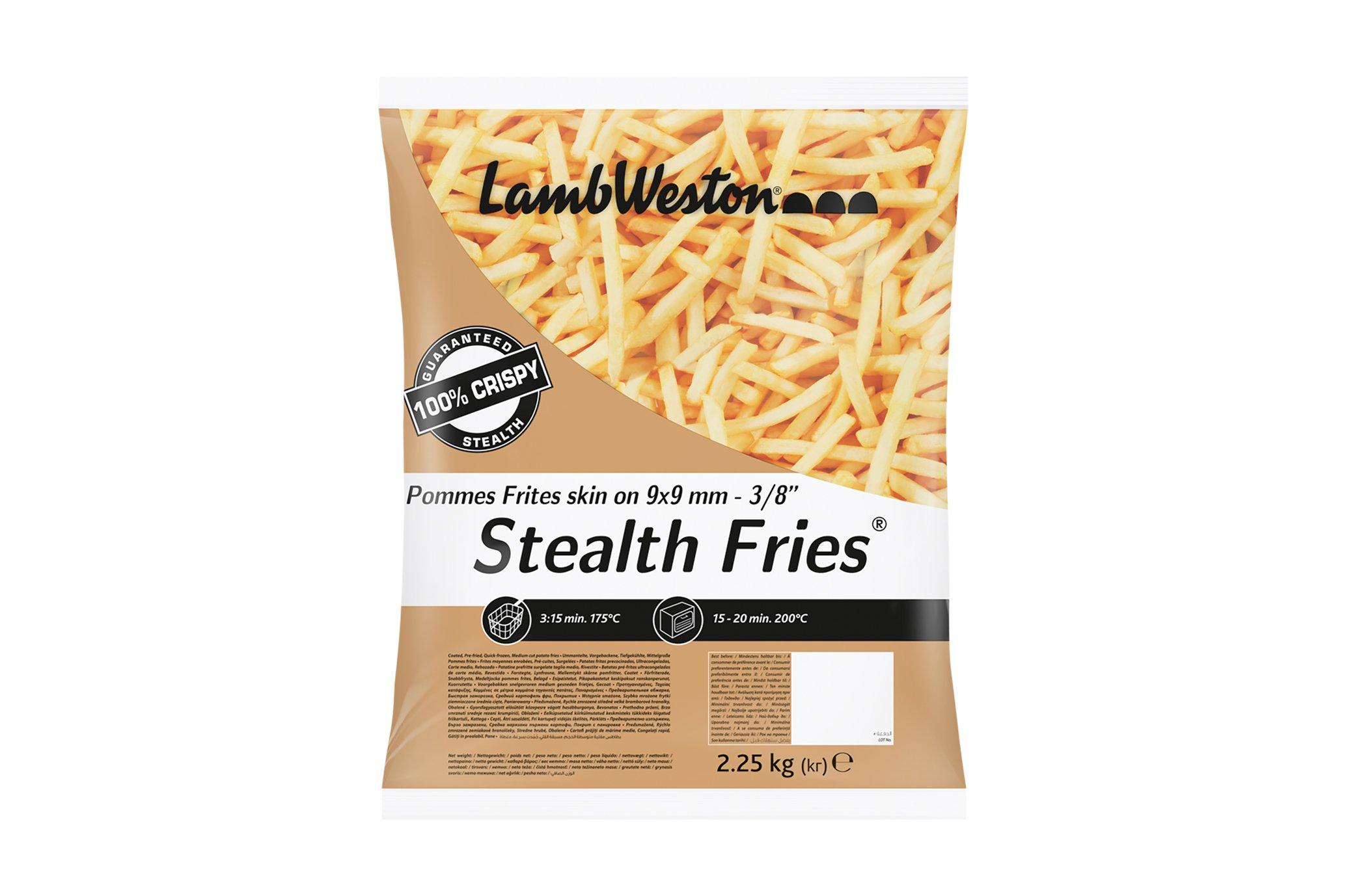 Lamb Weston Stealth Fries 9x9 Skin on