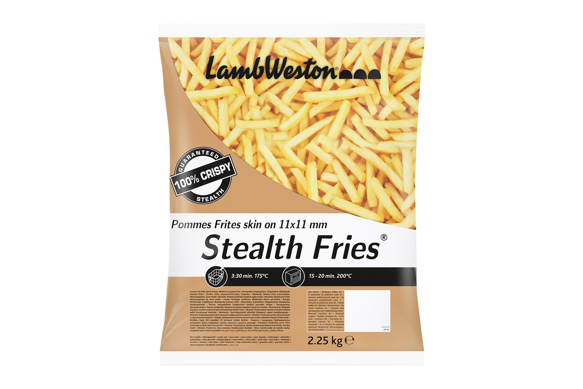 Lamb Weston Stealth Fries 11x11 Skin on