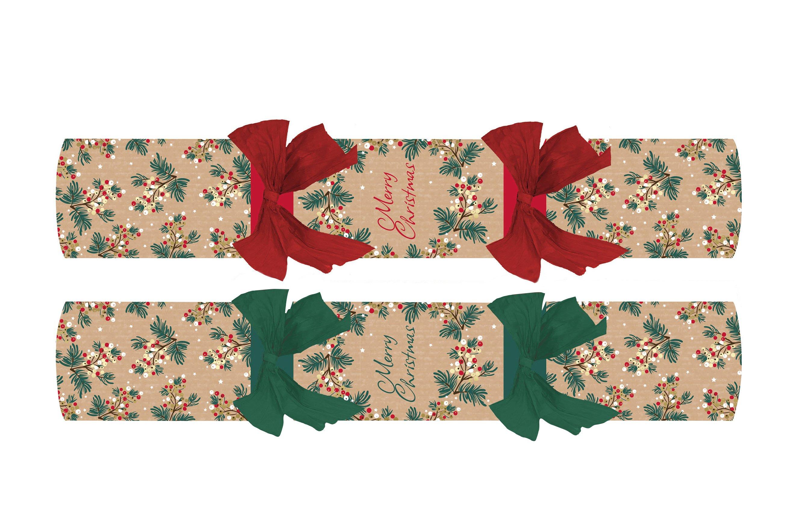 Cracker 13 inch Kraft Mistletoe Charm
