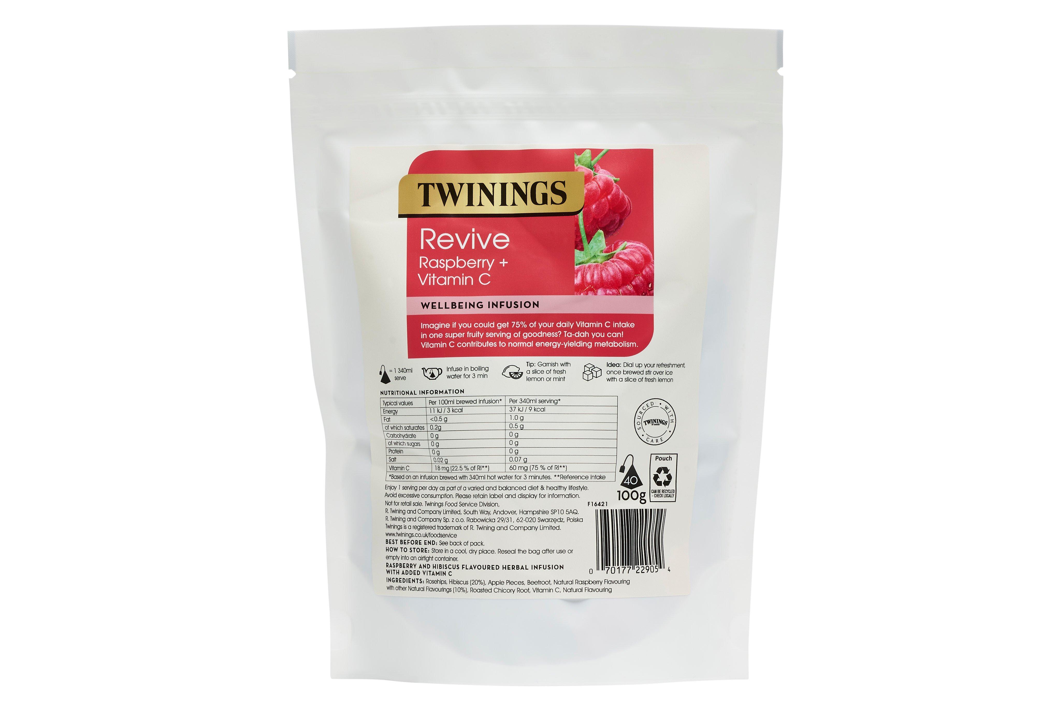 Twinings Revive Raspberry 2x40