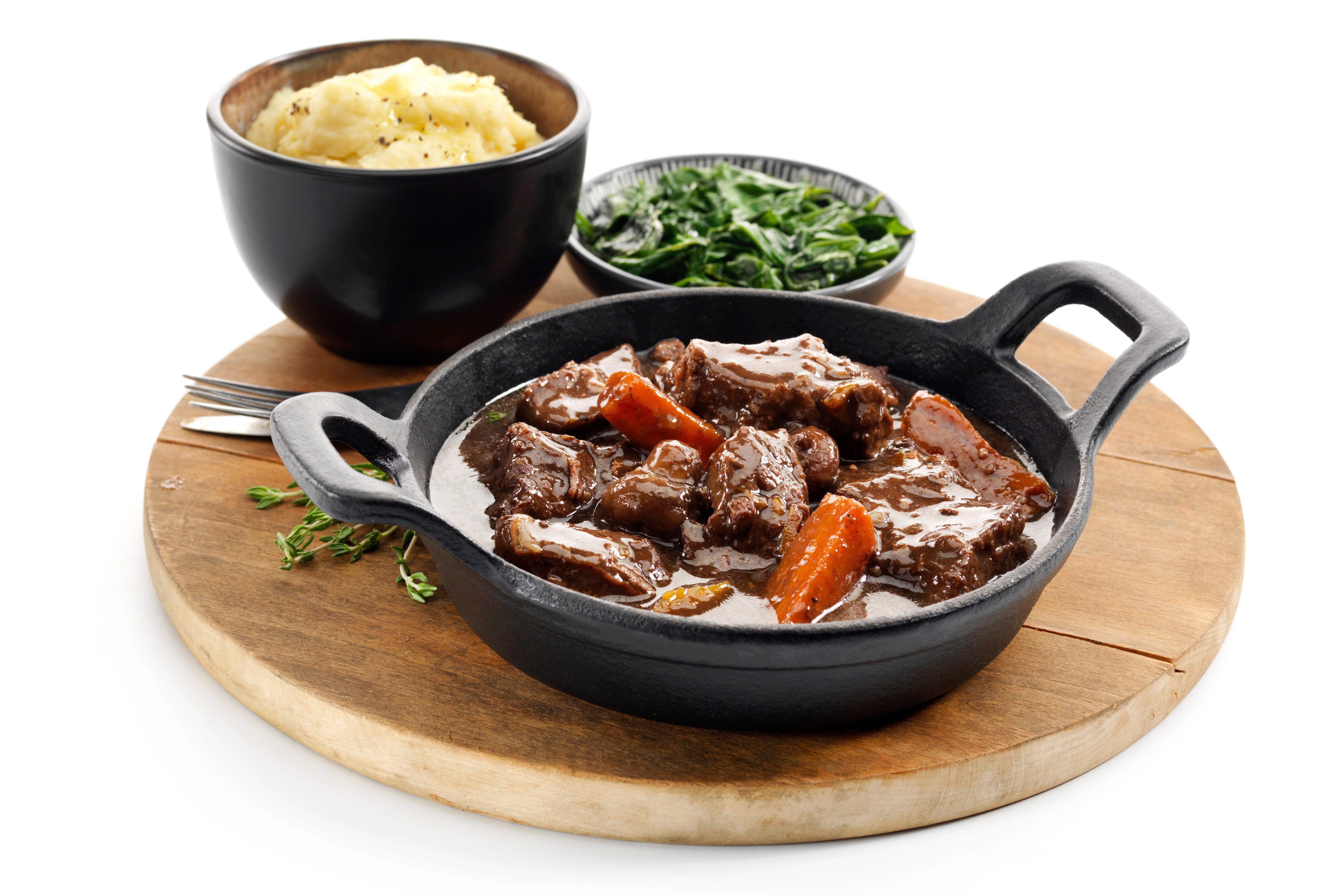 La Maison des Gourmets Slow Cooked Beef Cheek Bourguignon