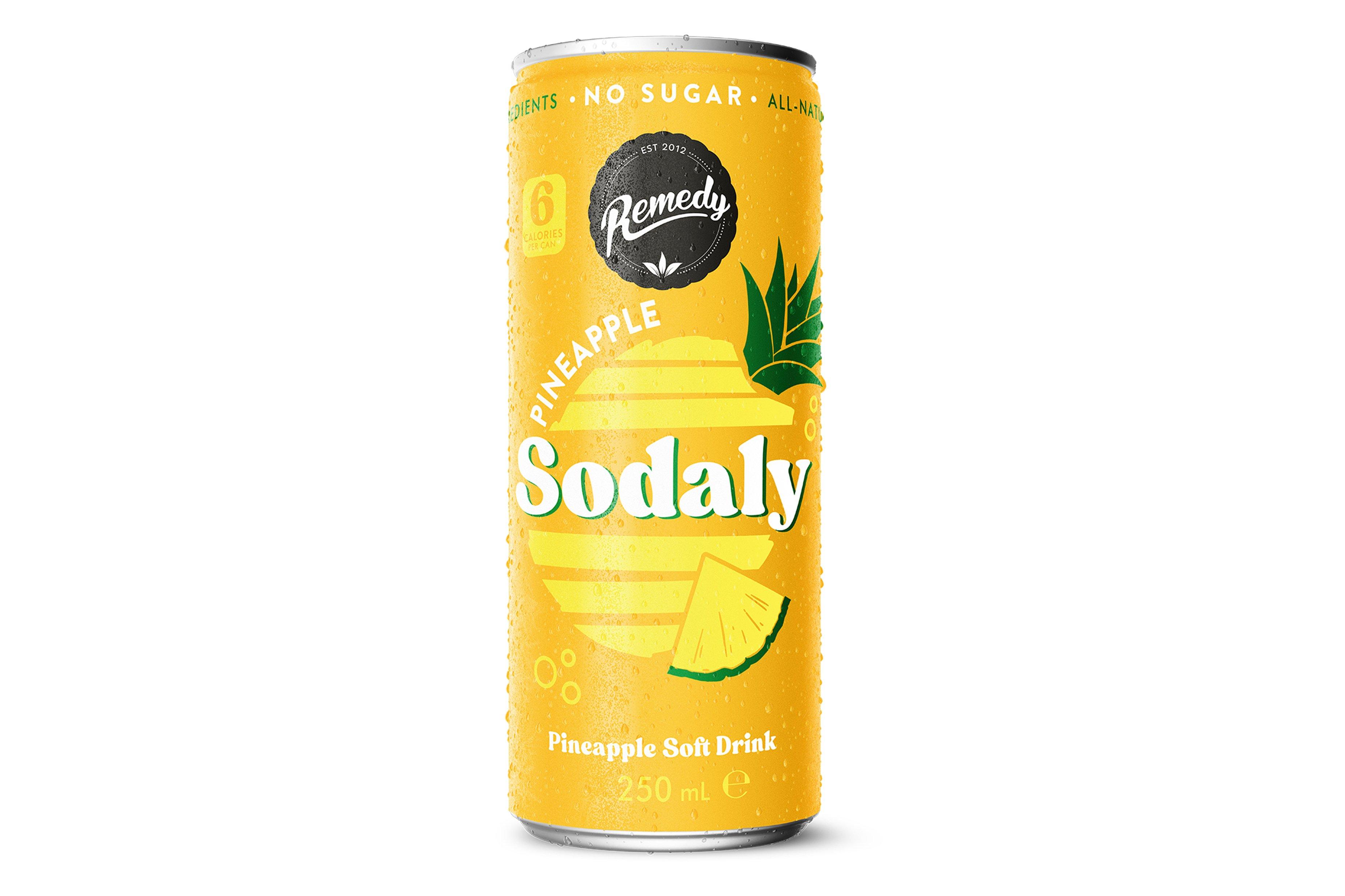 Remedy Sodaly Pineapple 250ml