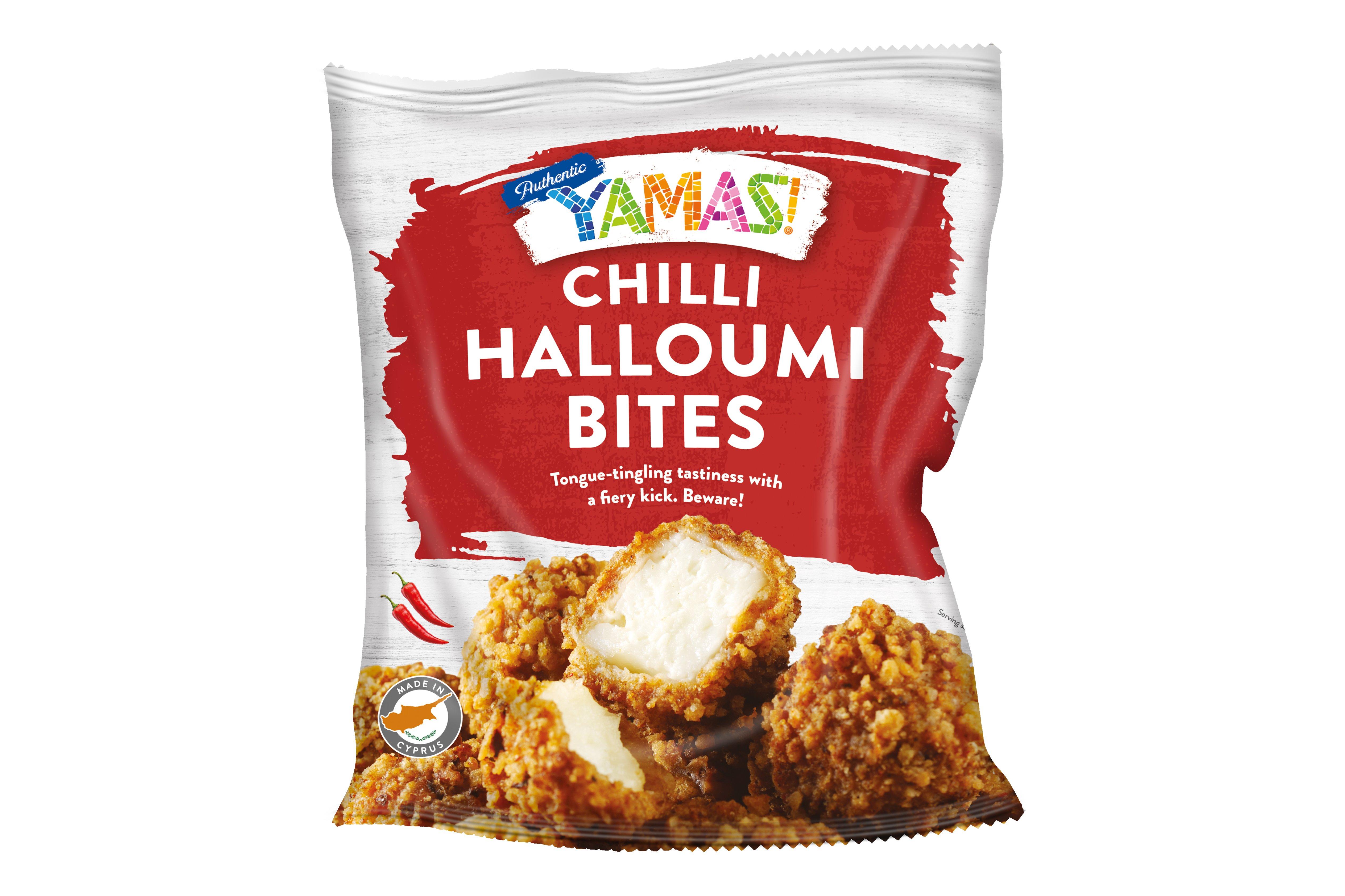 YAMAS! Halloumi Bites Chilli 1kg