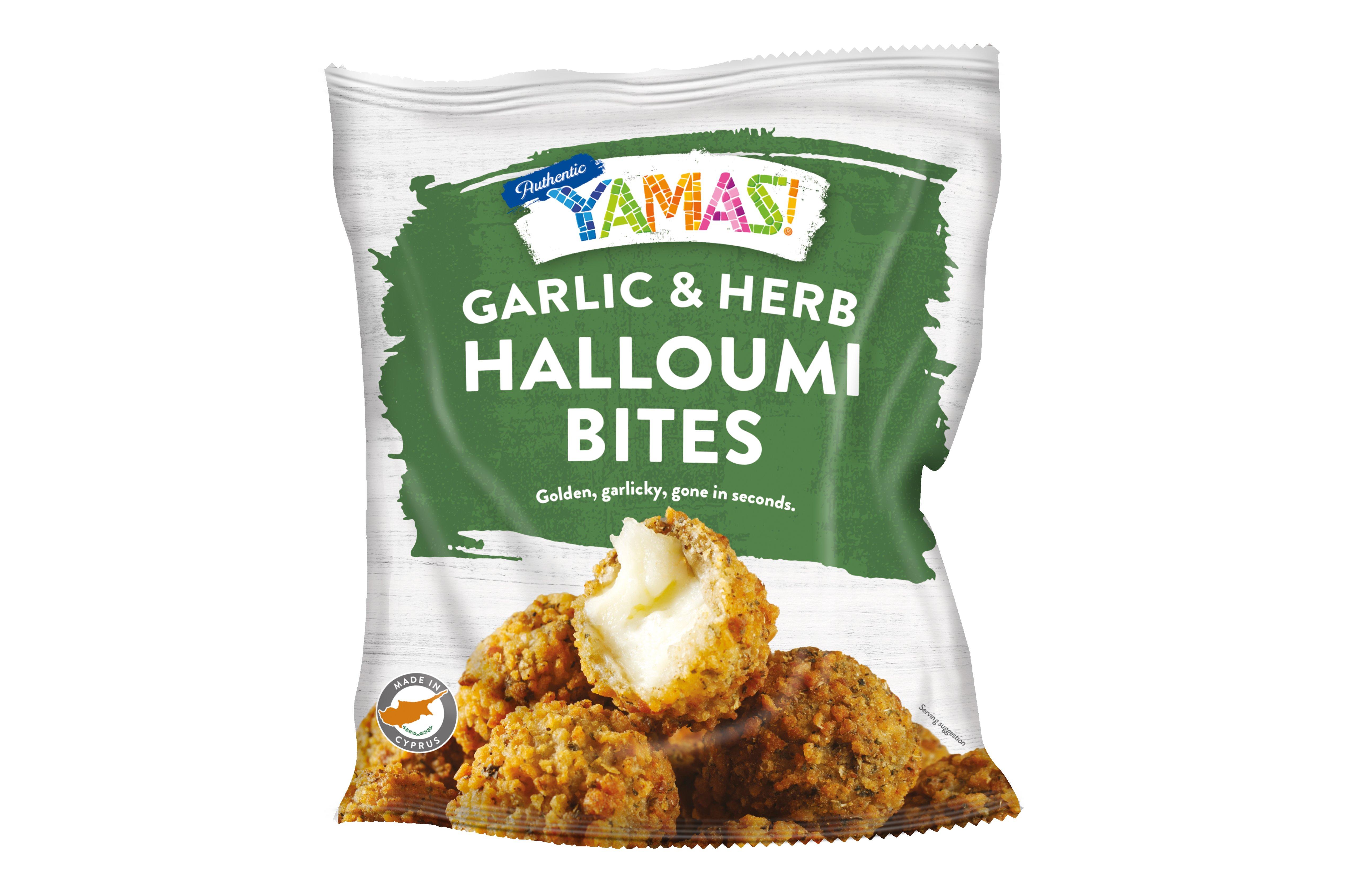 YAMAS! Halloumi Bites Garlic & Herb 1kg