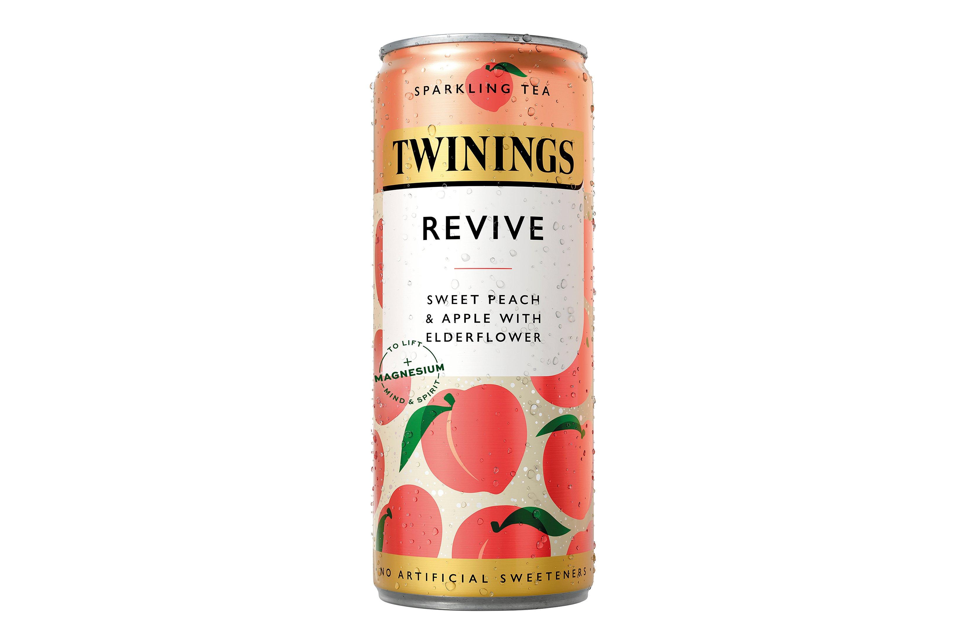 Twinings Sparkling Tea Revive Peach 250ml