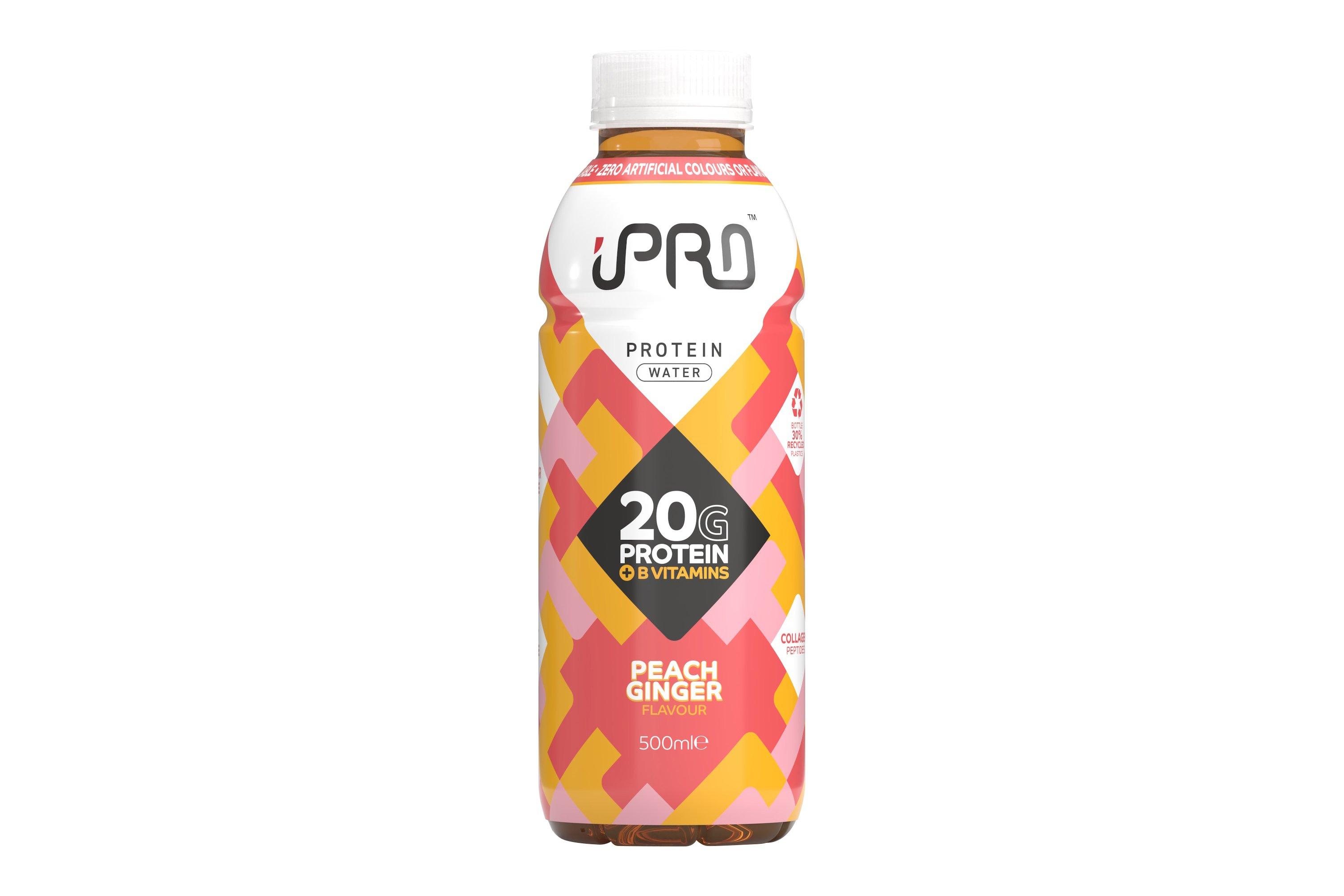iPRO Protein Water 20g Peach Ginger 500ml