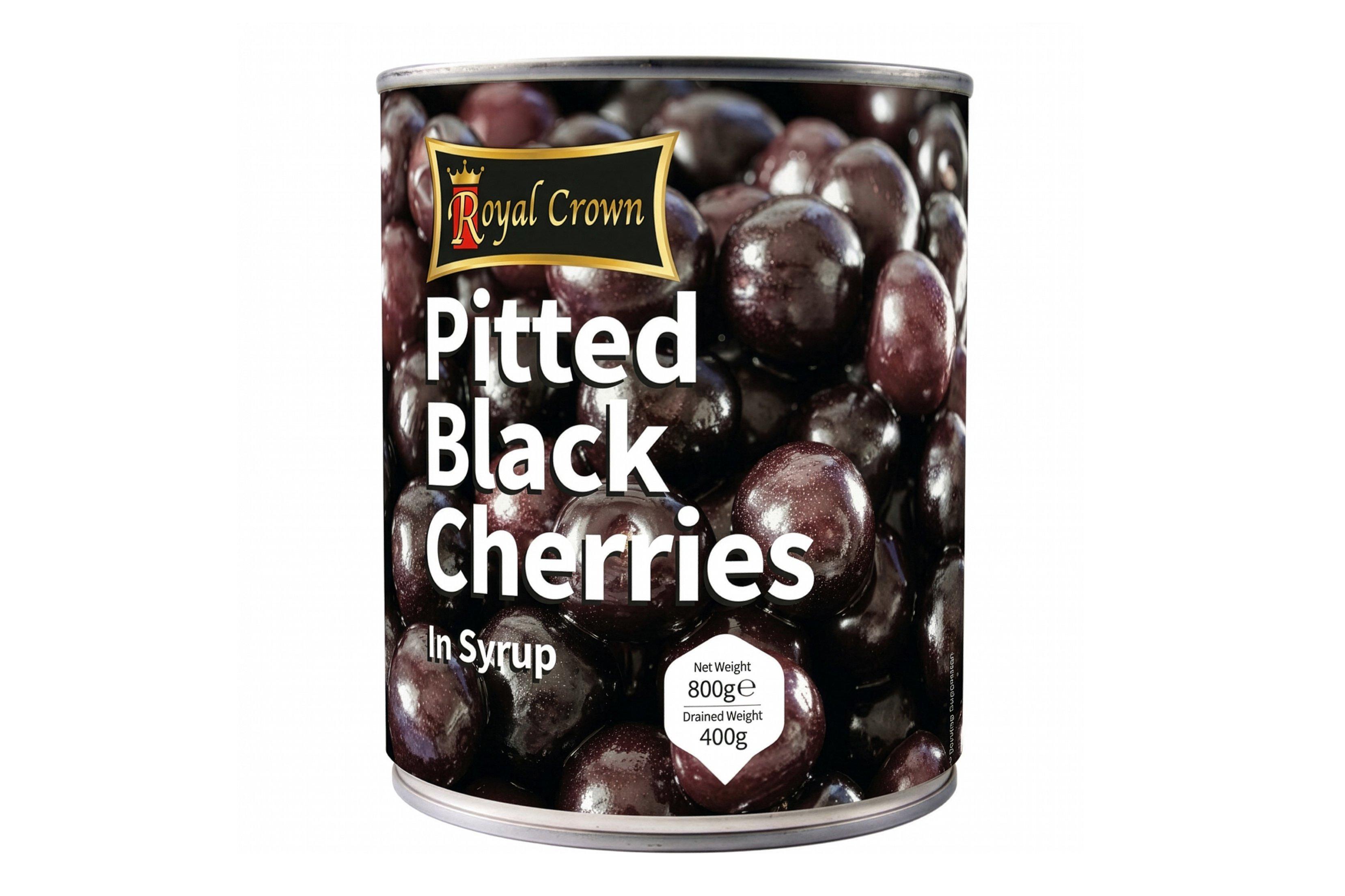 Royal Crown Black Pitted Cherries