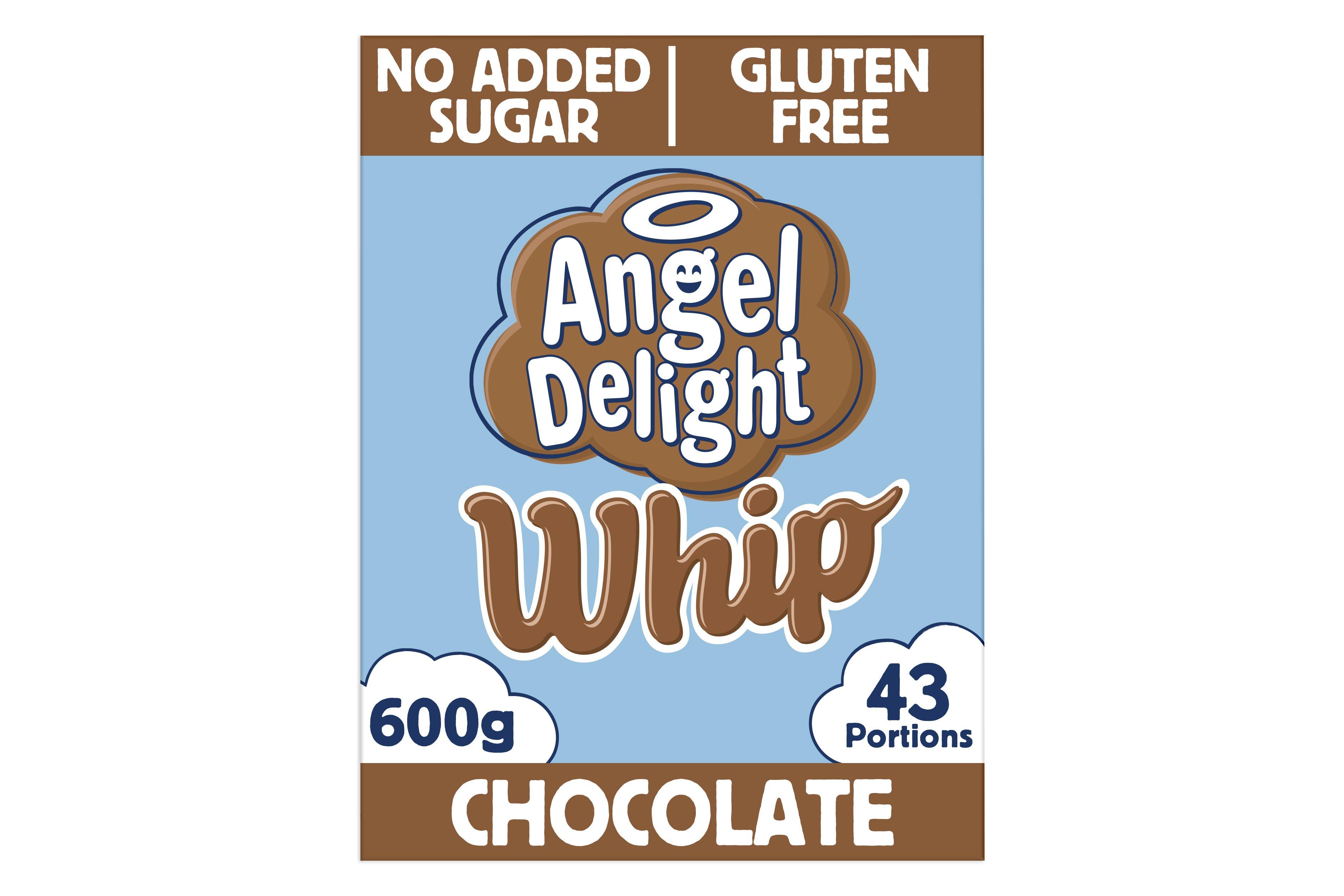 Angel Delight No Added Sugar Gluten Free Chocolate Flavour Whip 600g