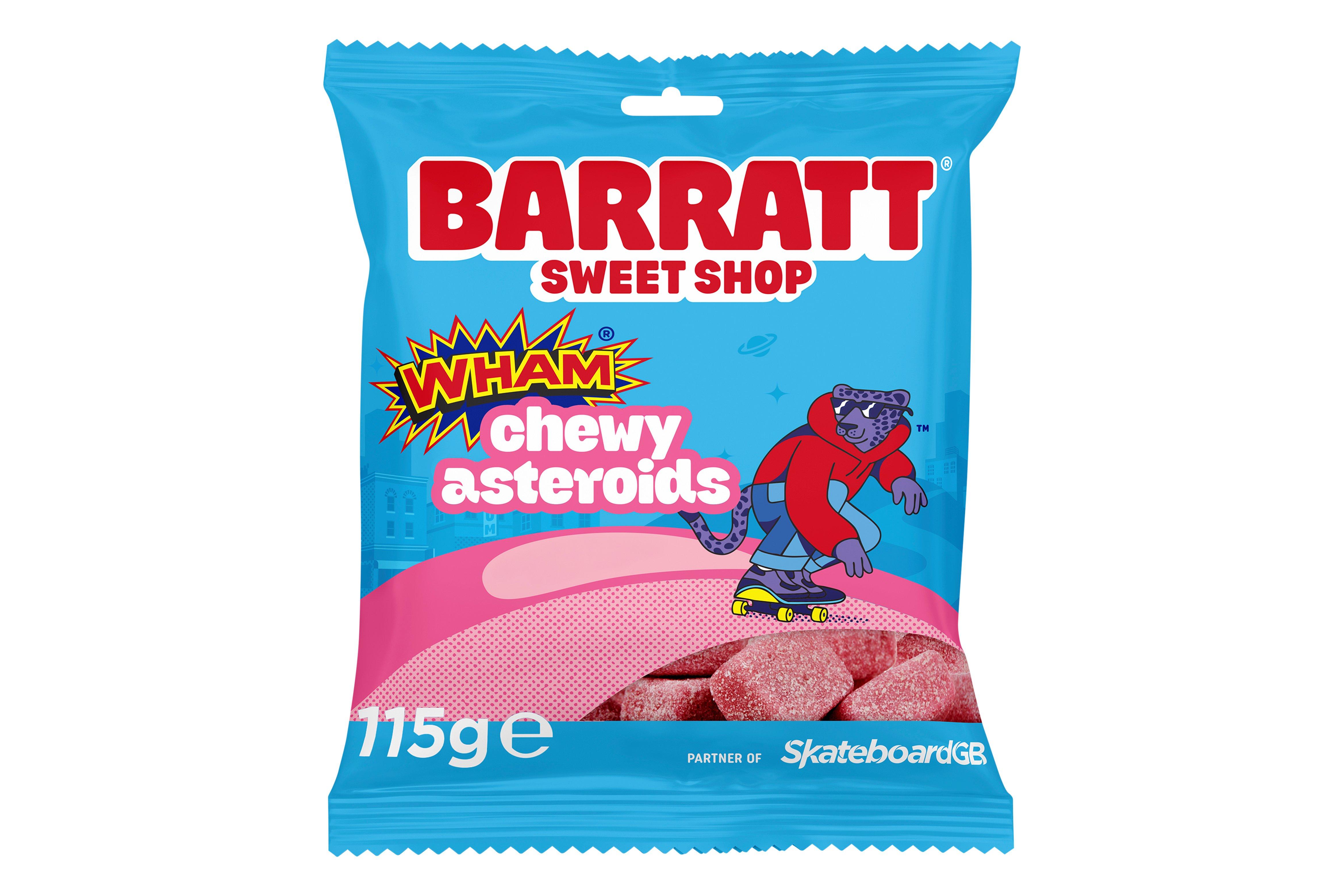 Barratt's Sweet Shop Wham Chewy Asteroids 115g