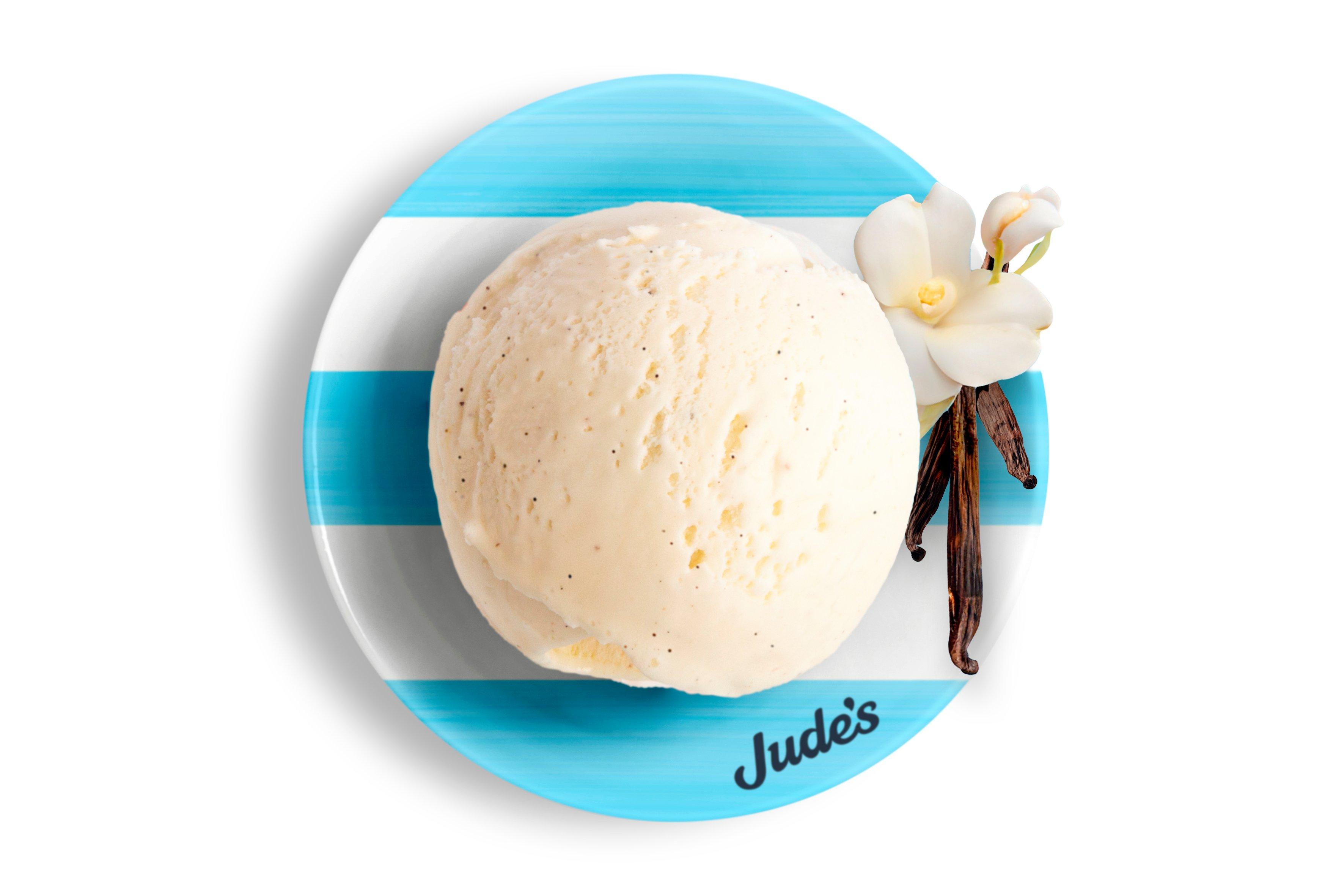 Judes Vanilla Cloted Cream IceCrm 1x4ltr