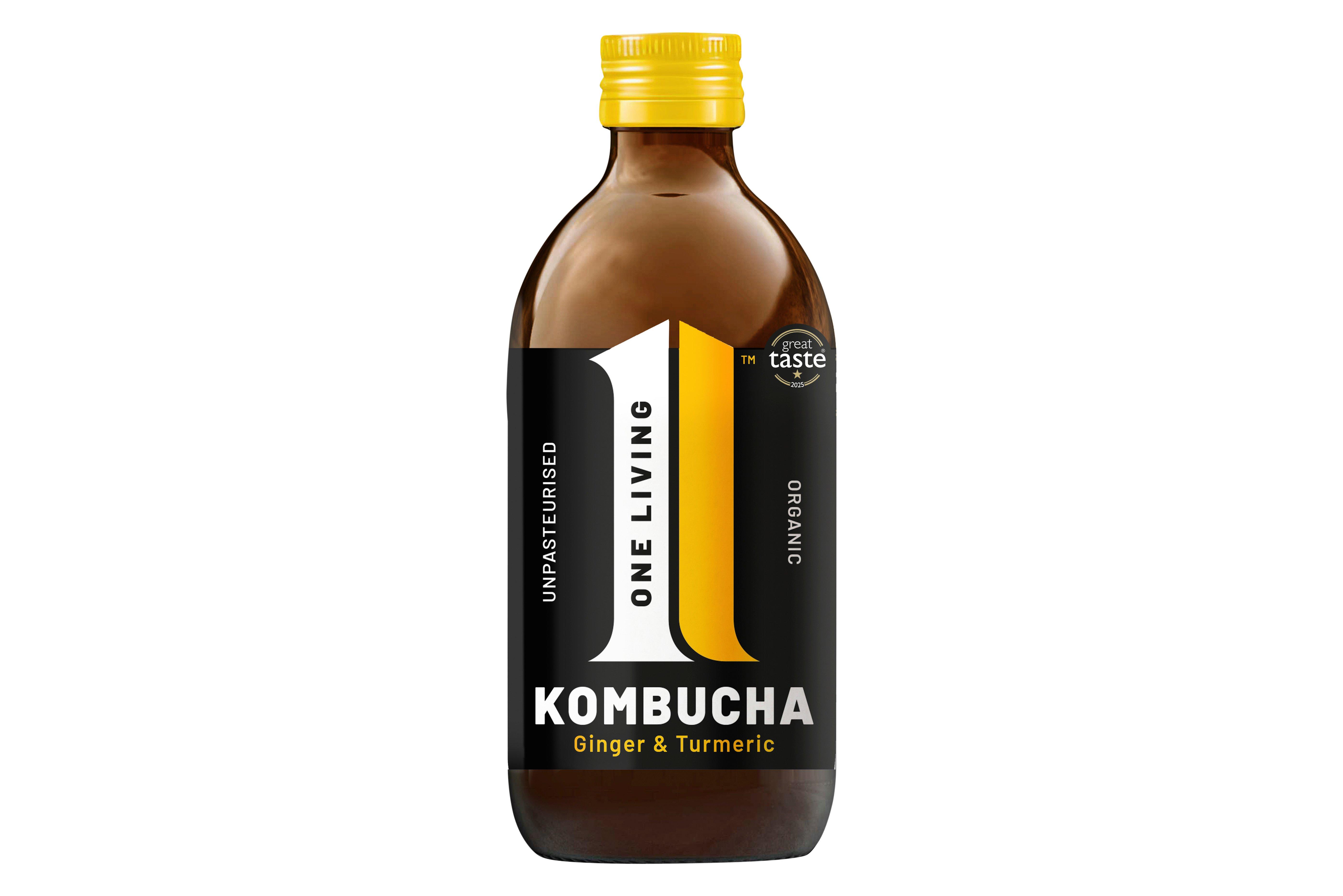 One Living Organic Ginger Kombucha 330ml