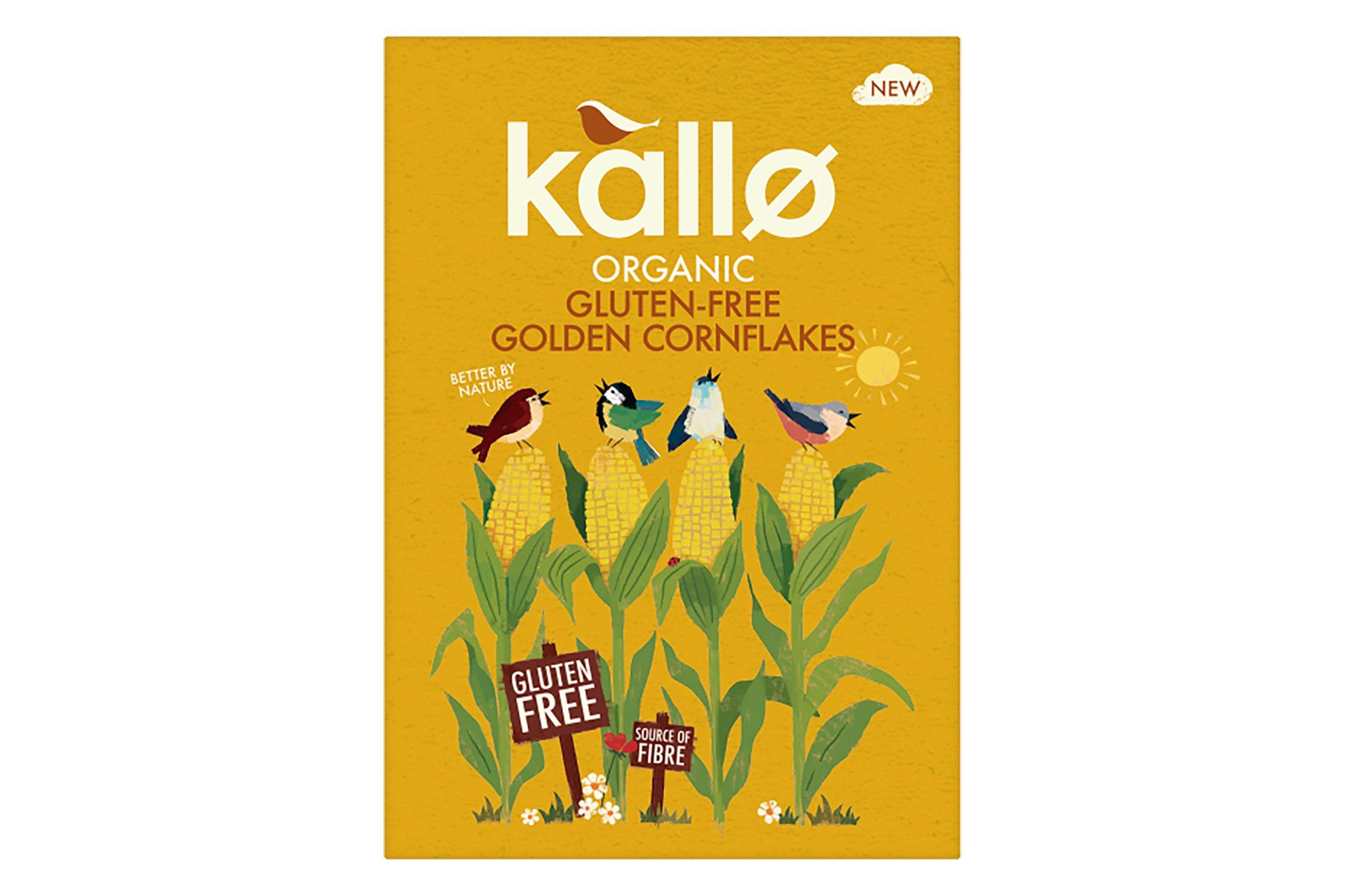 Kallo Organic Gluten Free Cornflakes 375g