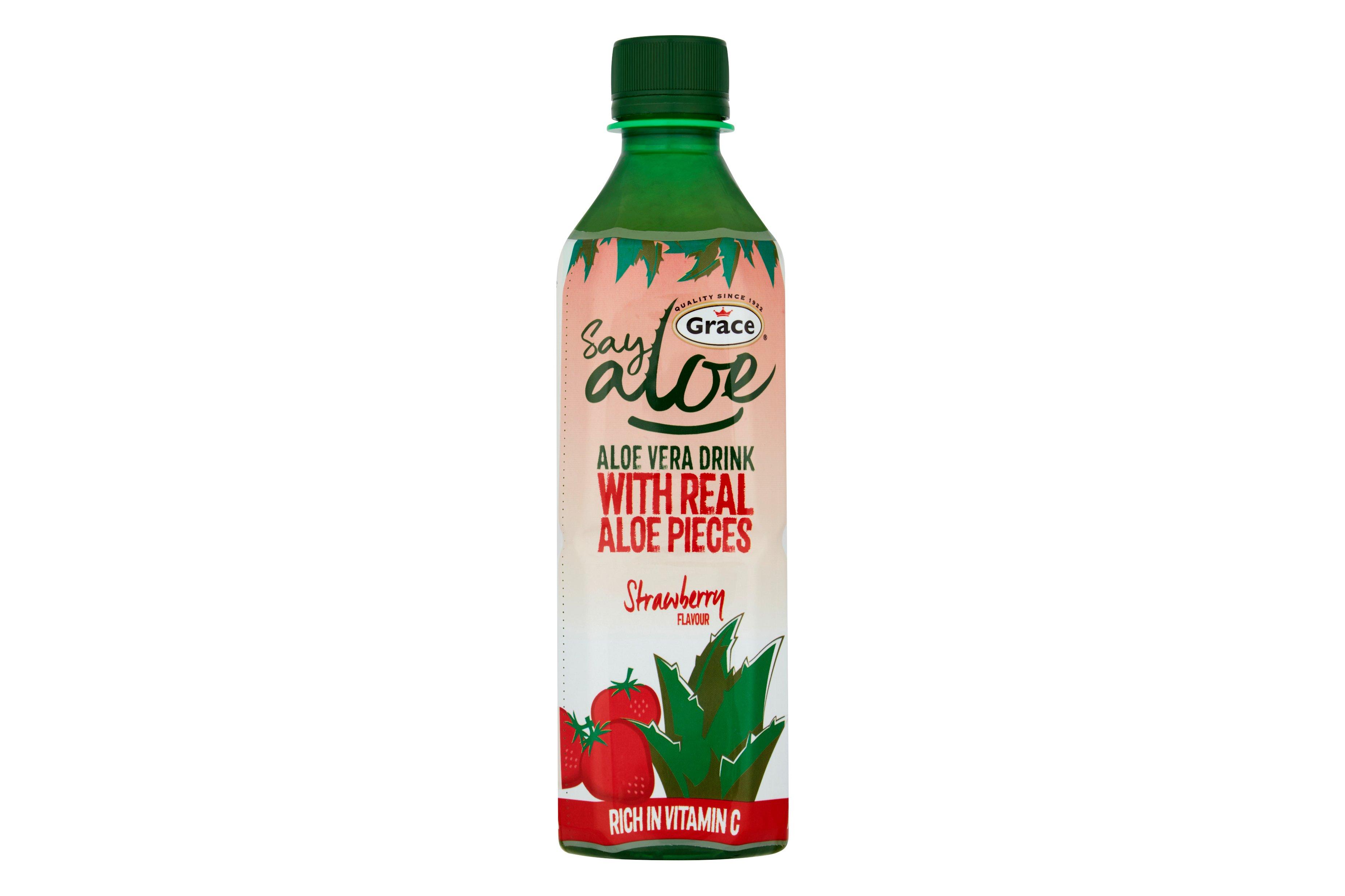 Grace Aloe Vera Drink Strawberry 500ml