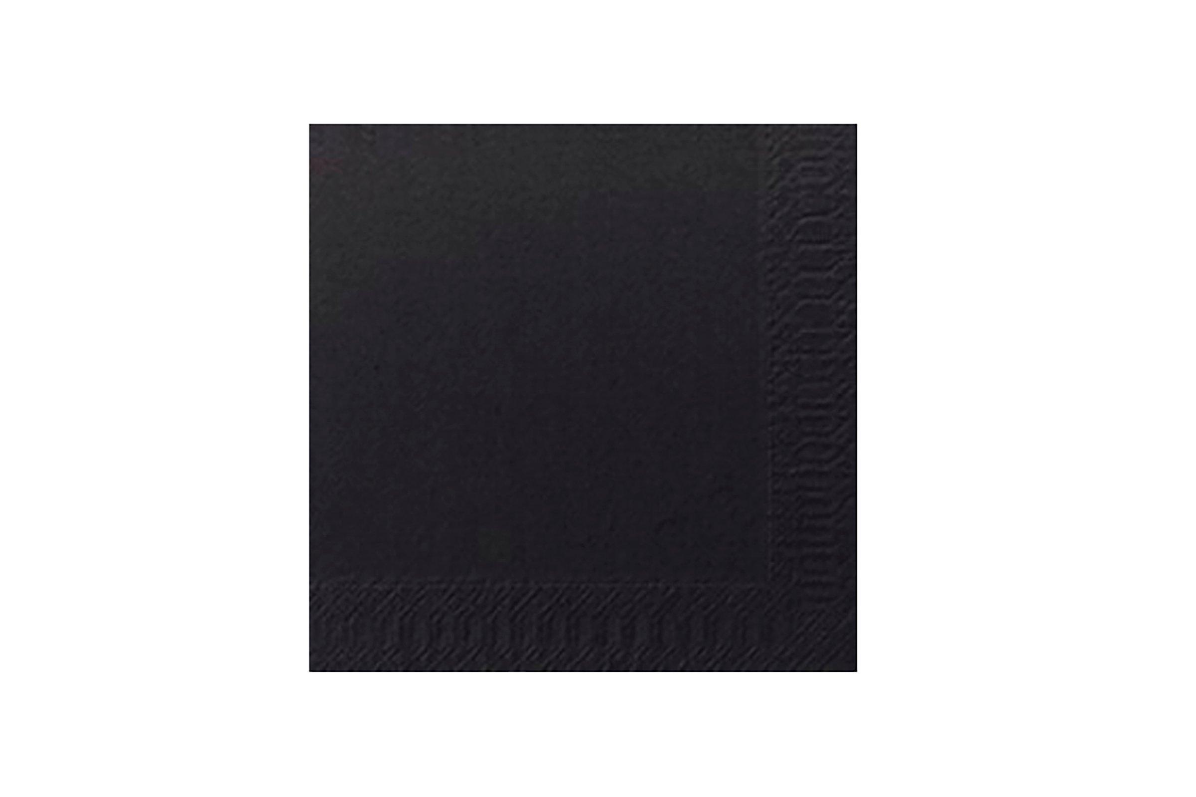 Poppies Cocktail Napkin 3Ply Black