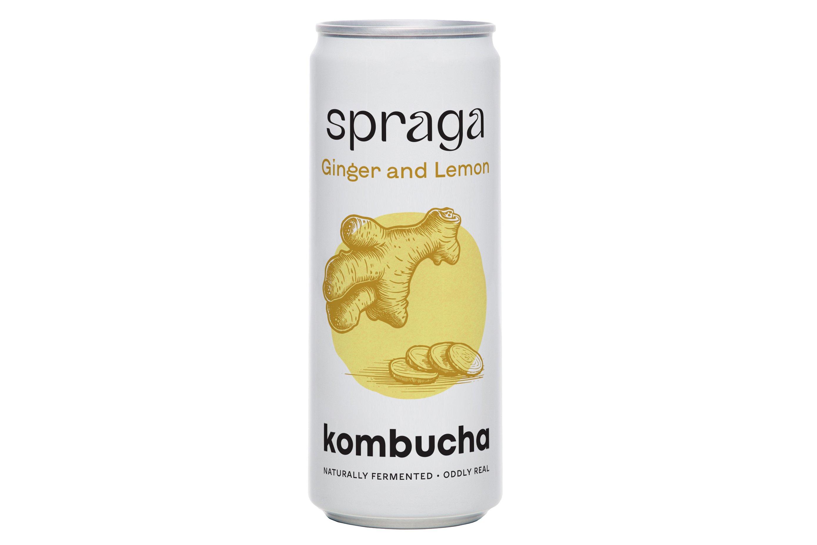 Spraga Kombucha Ginger & Lemon 330ml