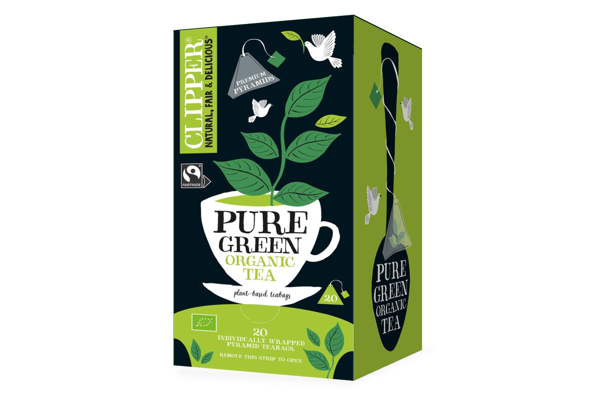 Clipper Organic Green Tea Pyramid Tea Bags
