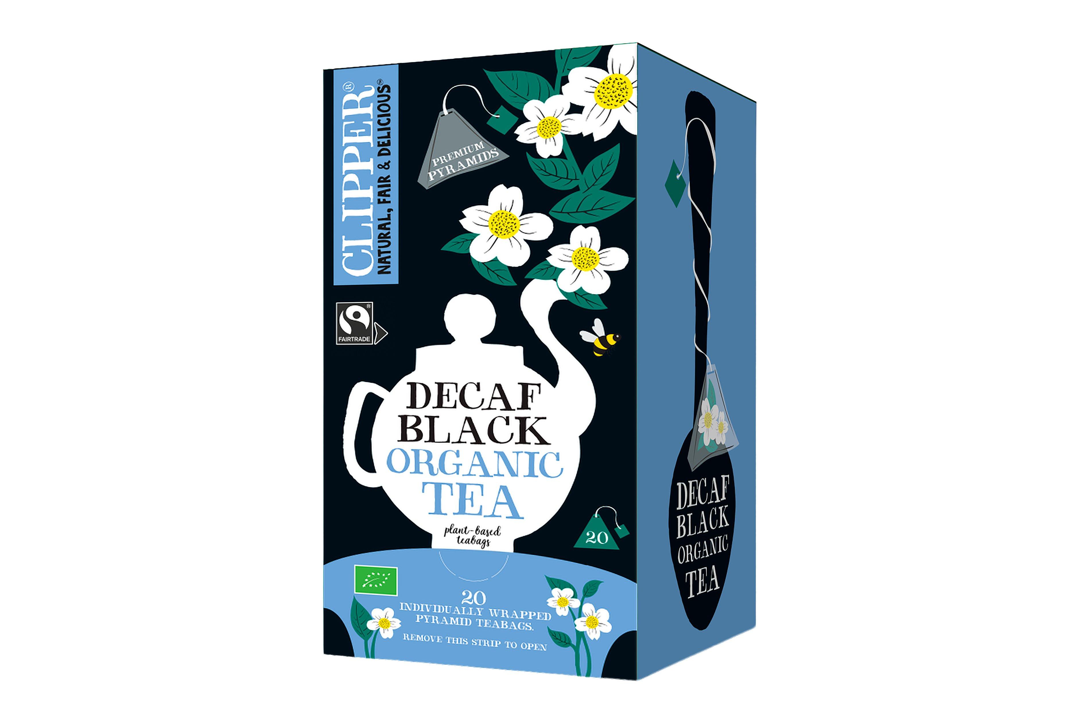 Clipper Organic Black Decaf Pyramid Tea Bags