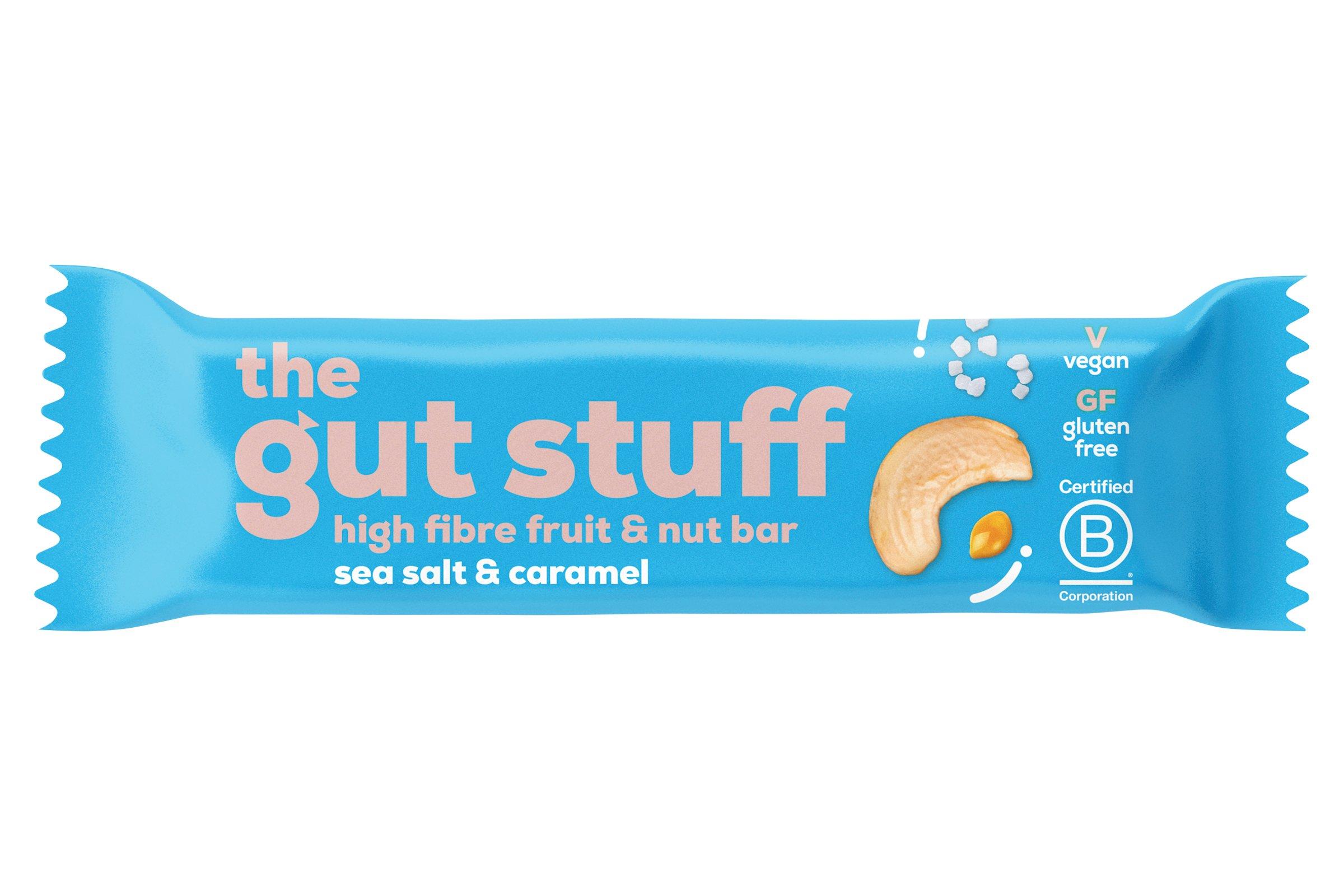 The Gut Stuff Sea Salt & Caramel Bar 35g