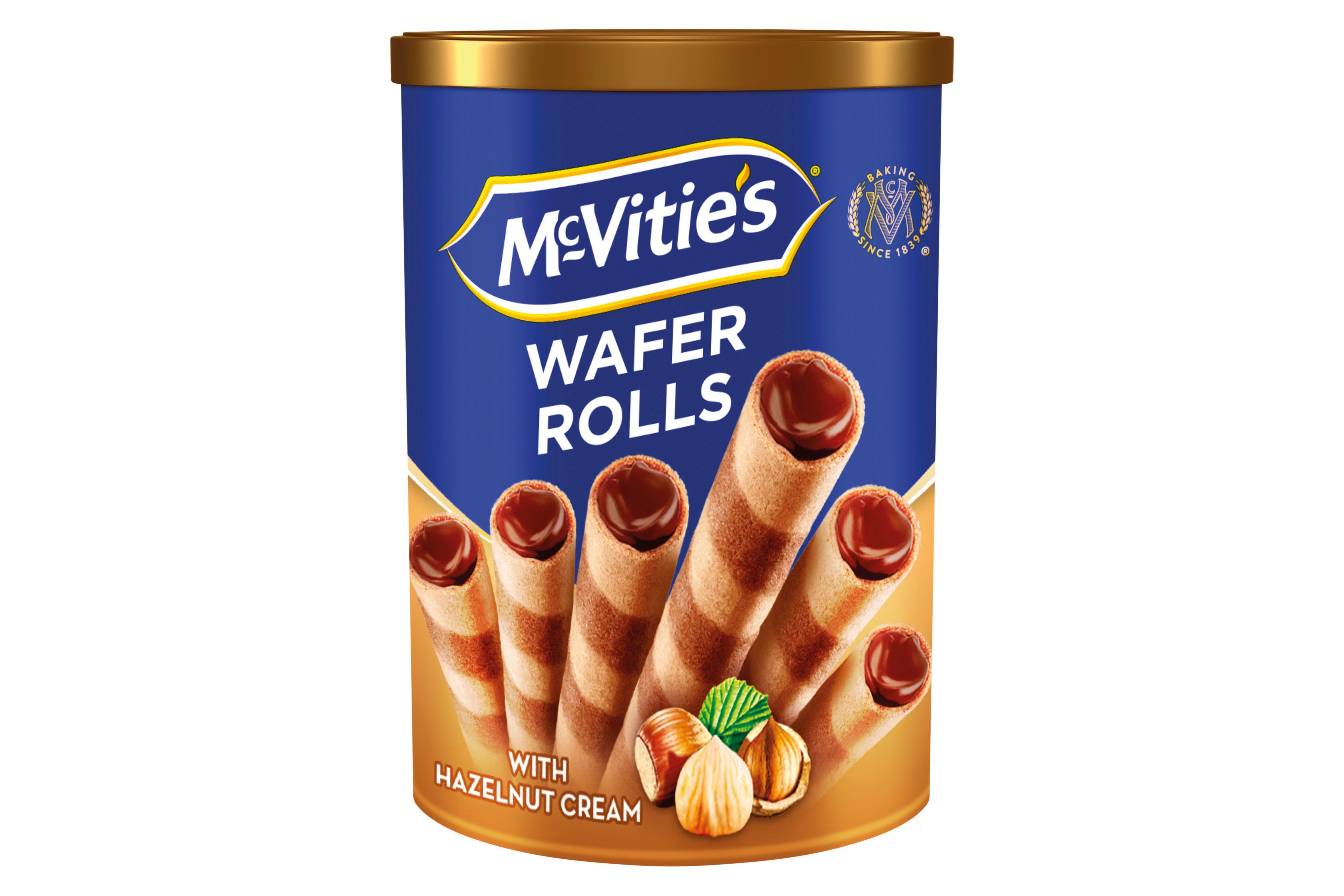 McVitie's Hazelnut Wafer Rolls 170g