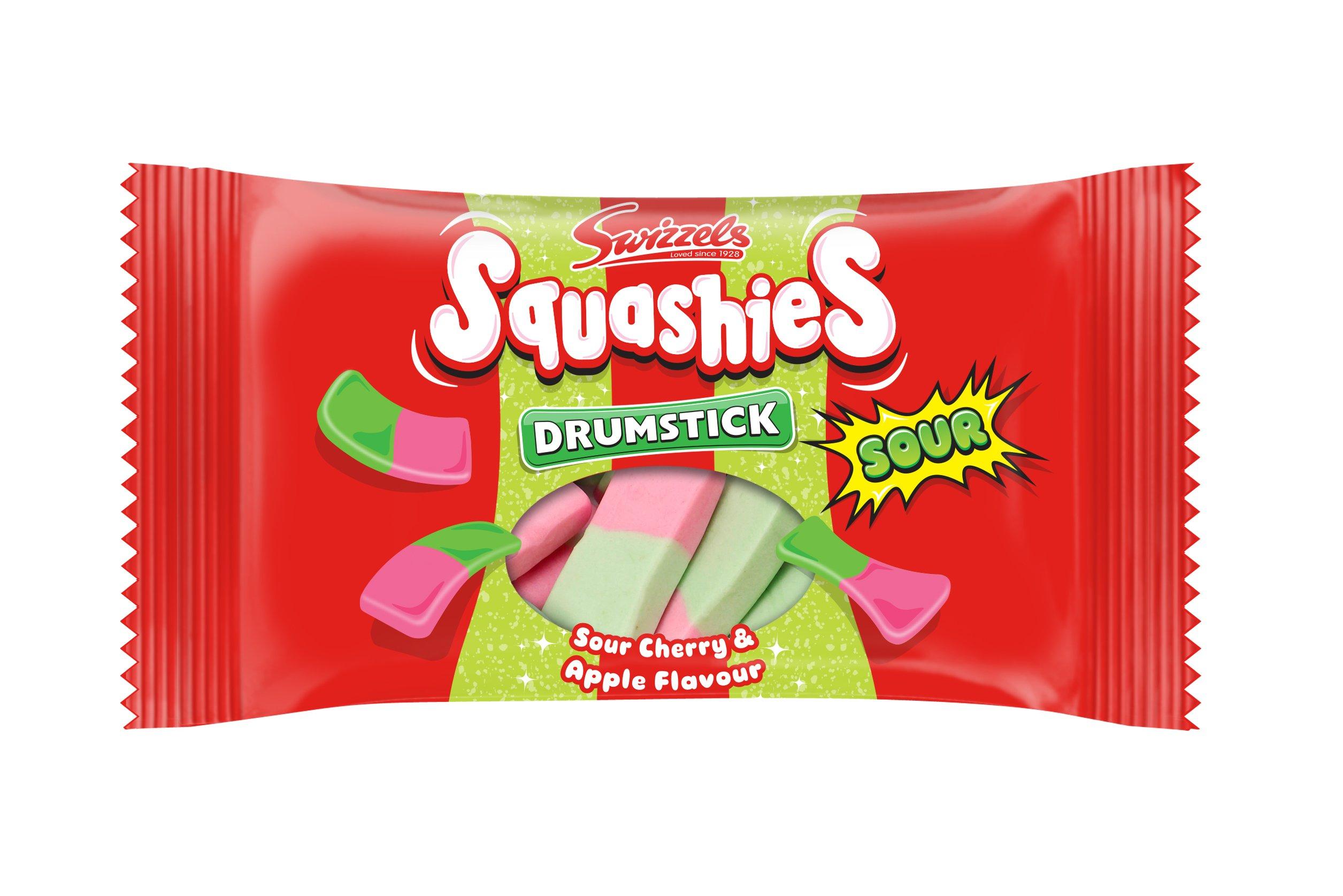 Swizzels Squashies Sour Cherry Apple 60g Grab Bag