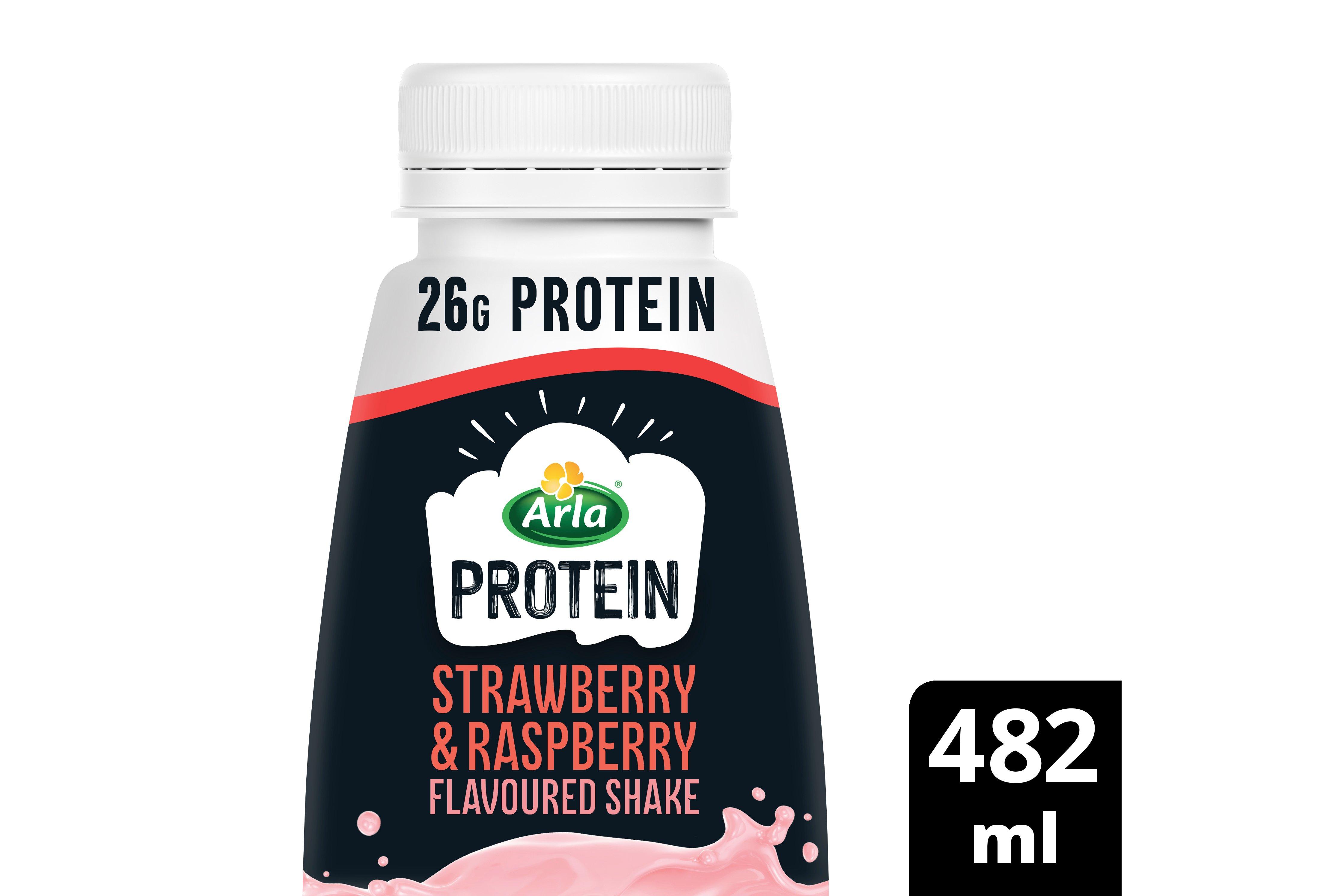 Arla Strawberry & Raspberry Protein Shake 500g