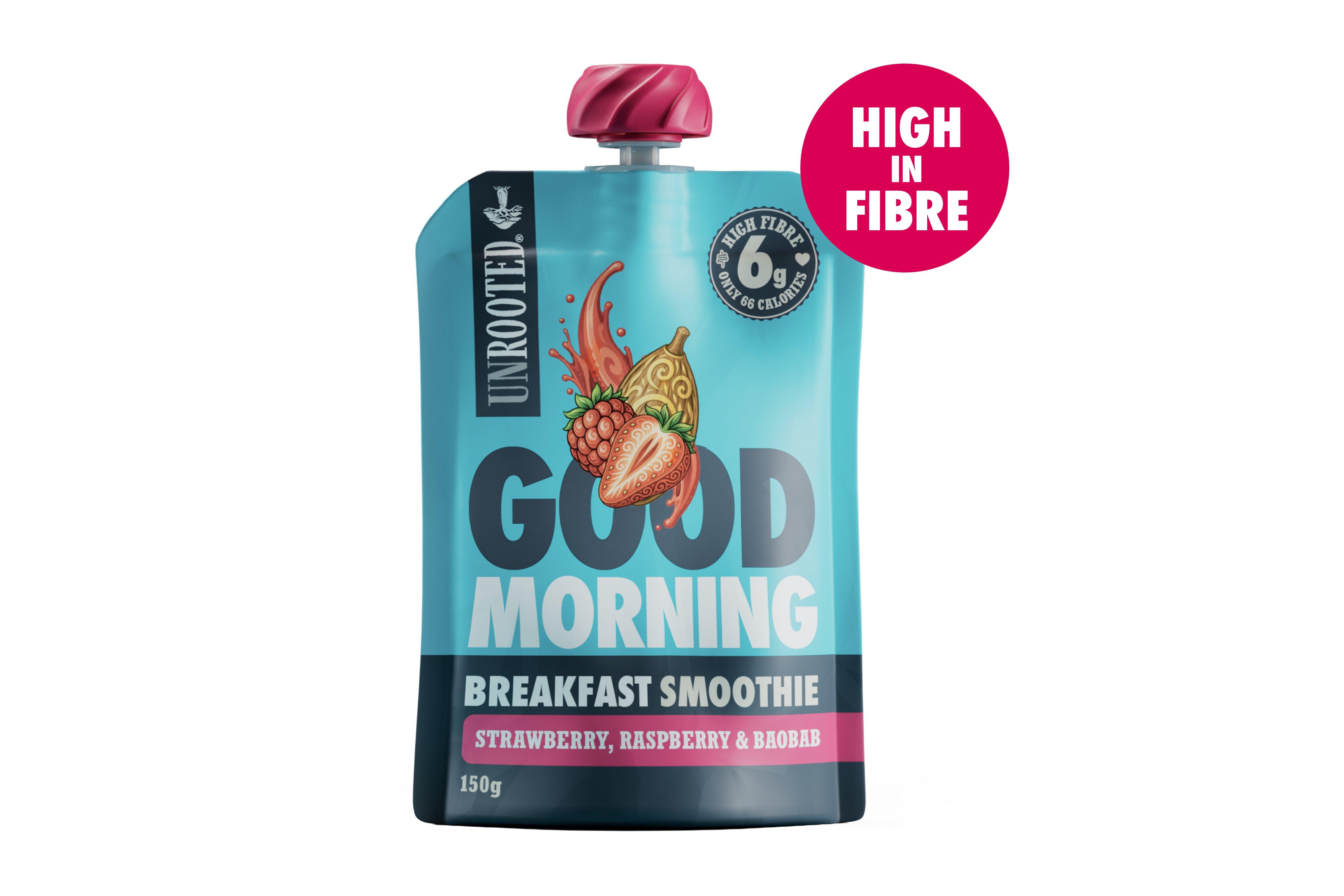 UNROOTED High Fibre Smoothie Berry 150g