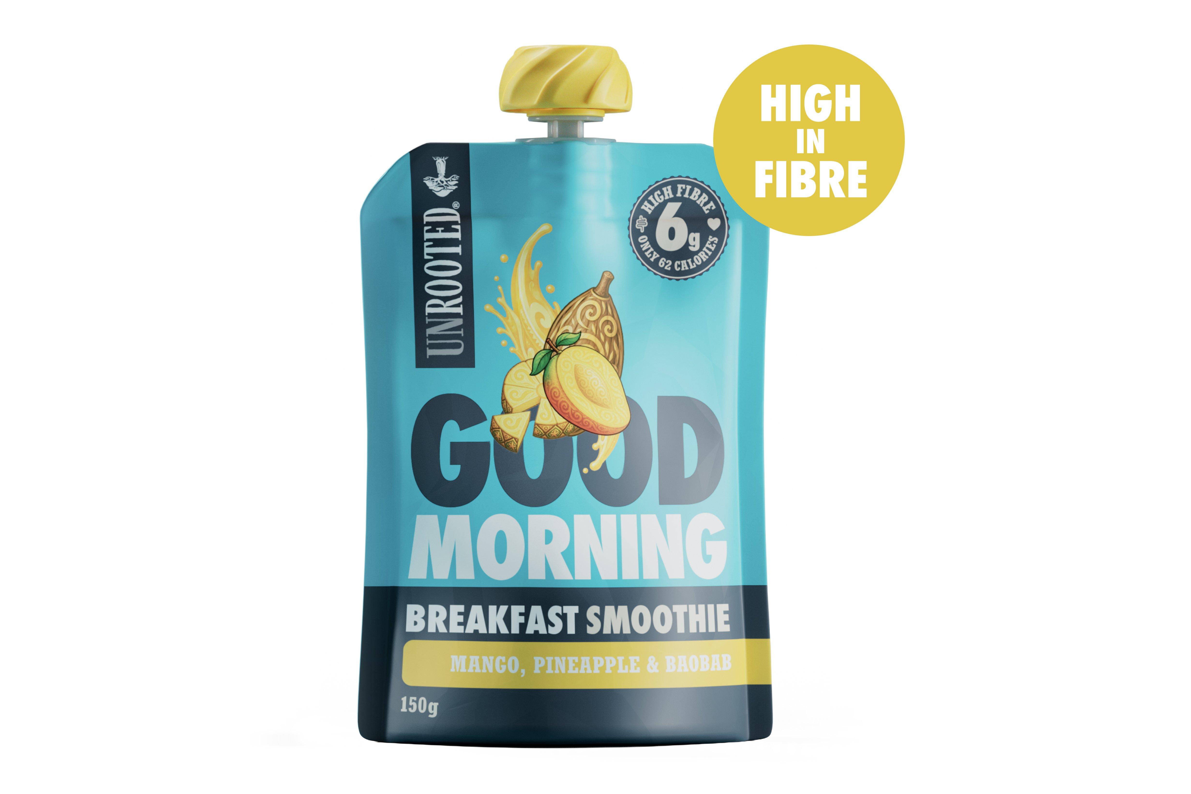 UNROOTED High Fibre Smoothie Tropical 150g