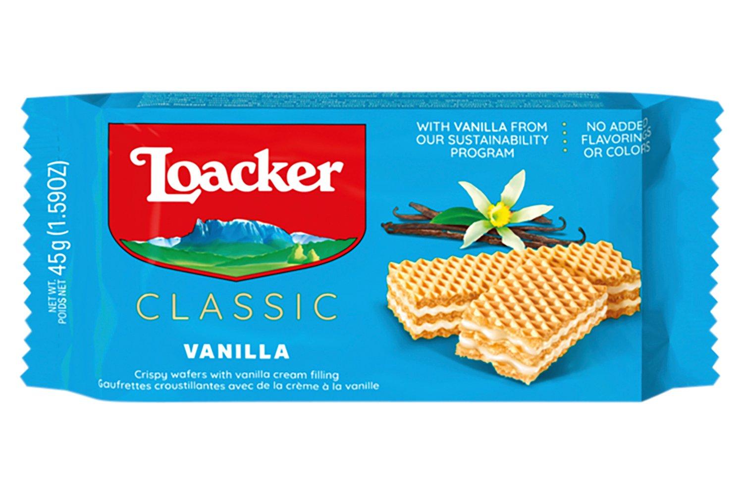 Loacker Classic Italian Vanilla Wafer 45g