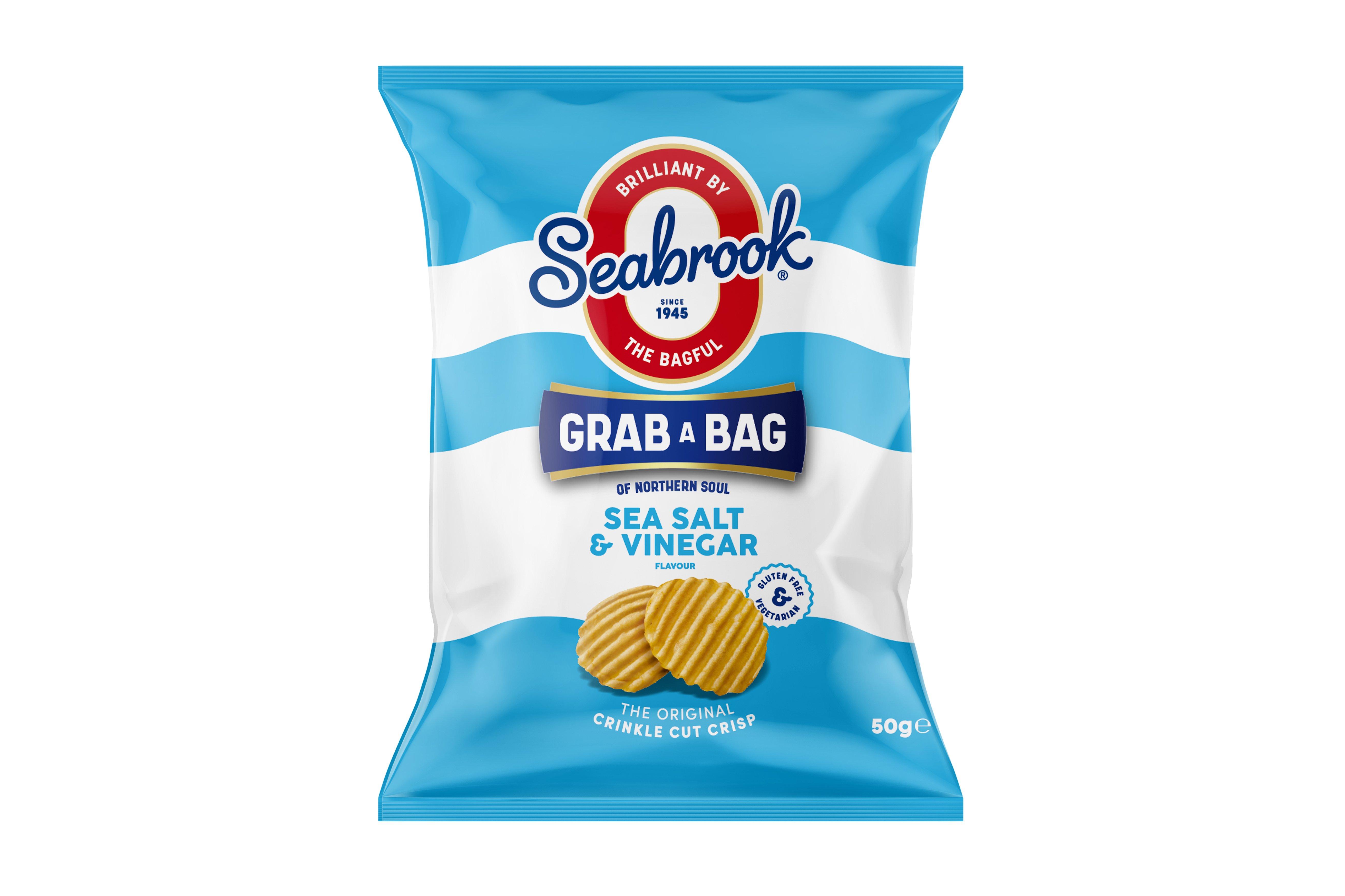 Seabrook Crinkle Sea Salt Vinegar 50g Wholesale – Buy Seabrook Crinkle ...