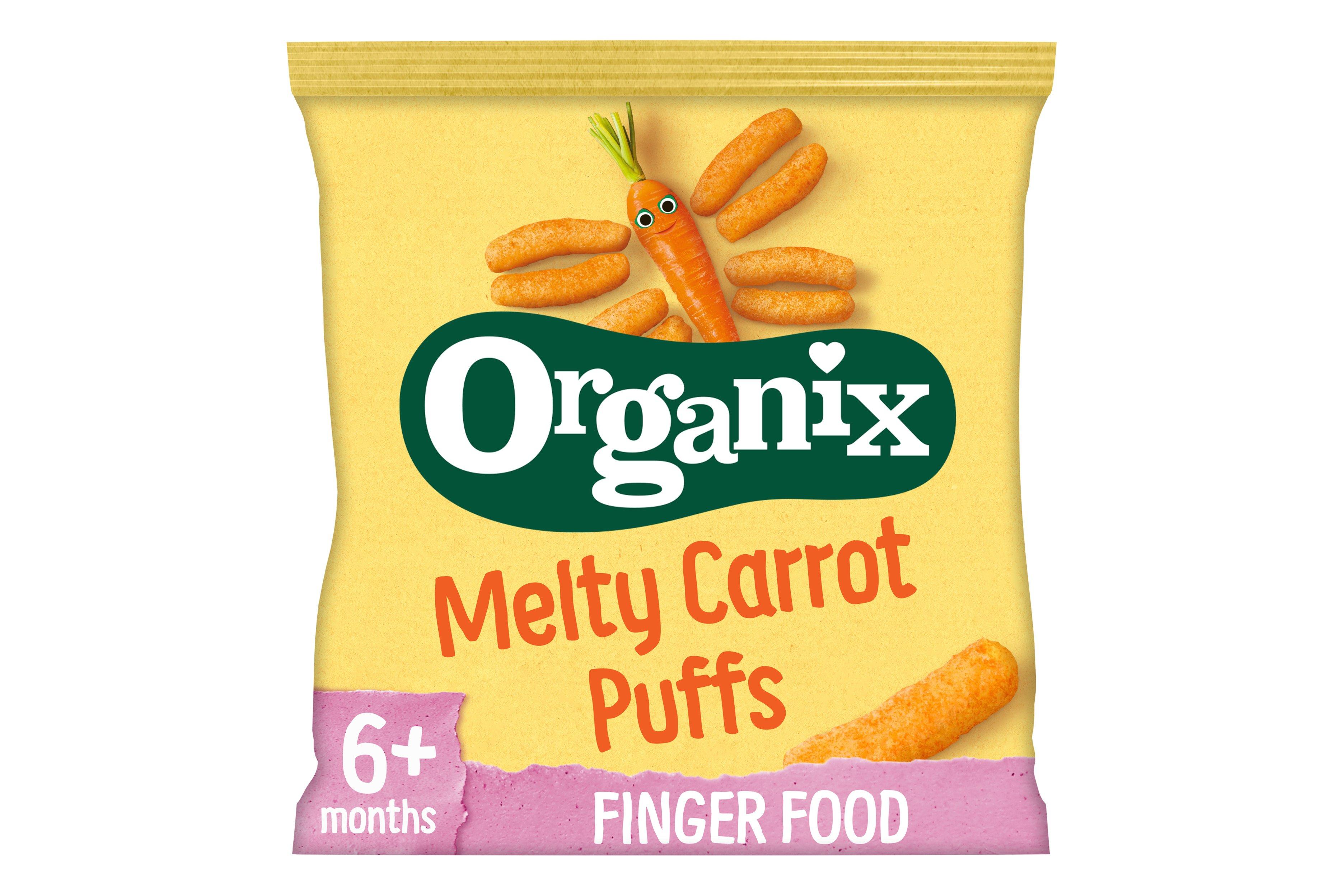 Organix Melty Carrot Puffs 20g