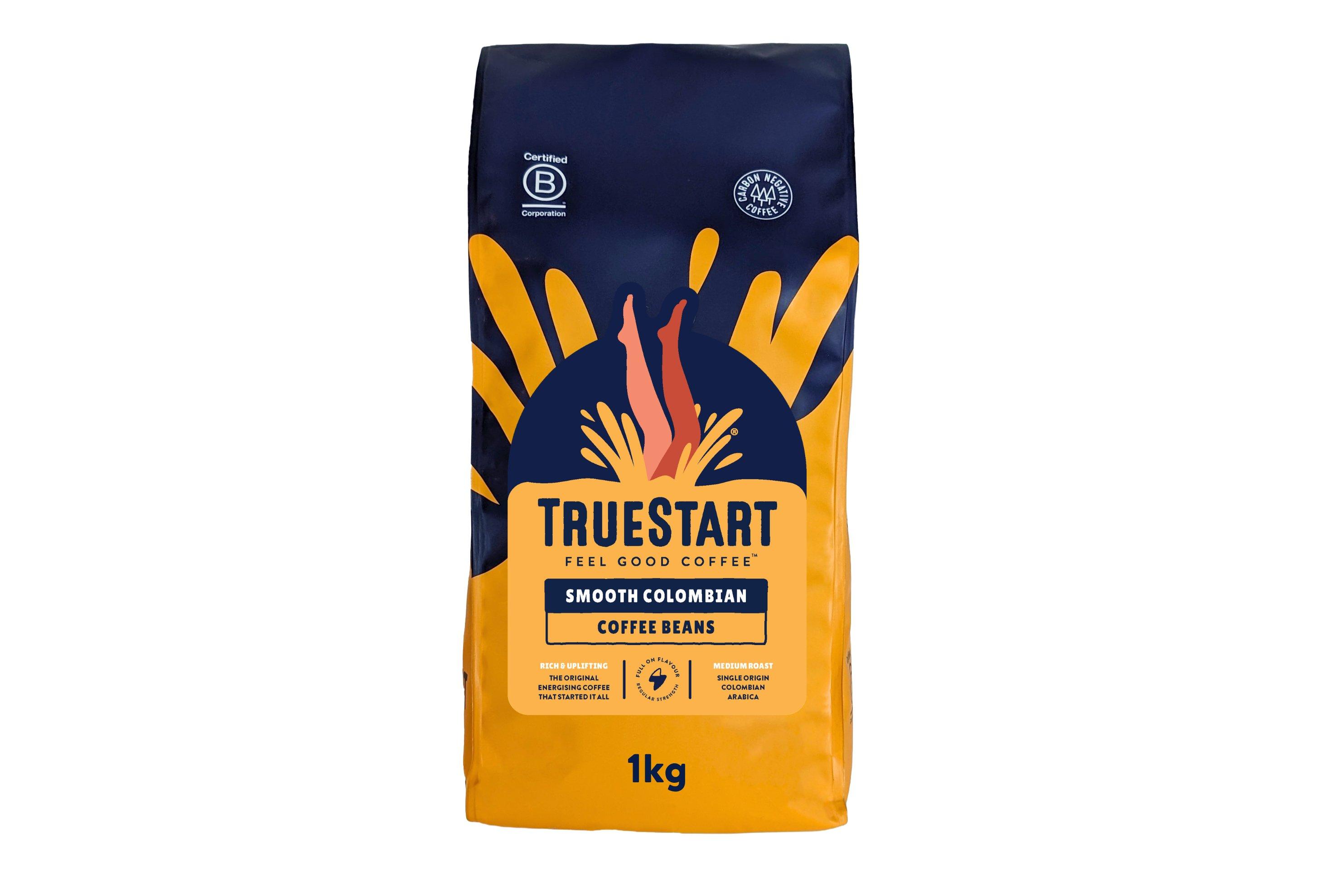 Truestart Smooth Colombian Coffee 1kg