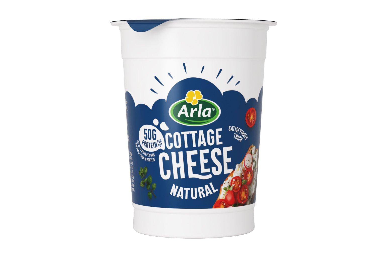 Arla 6% Fat Natural Cottage Cheese 500g