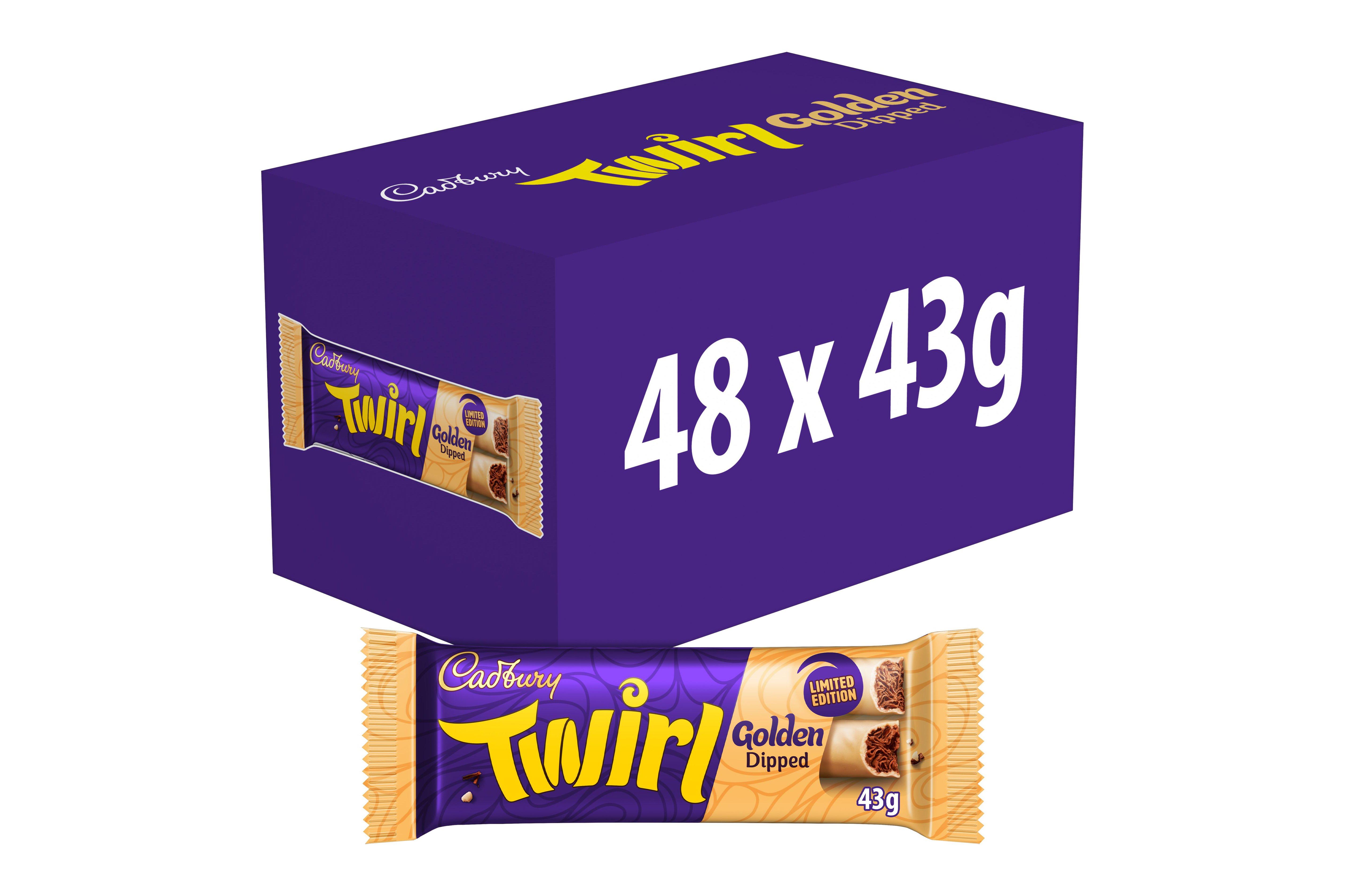 Cadbury Twirl Golden Dipped 43g