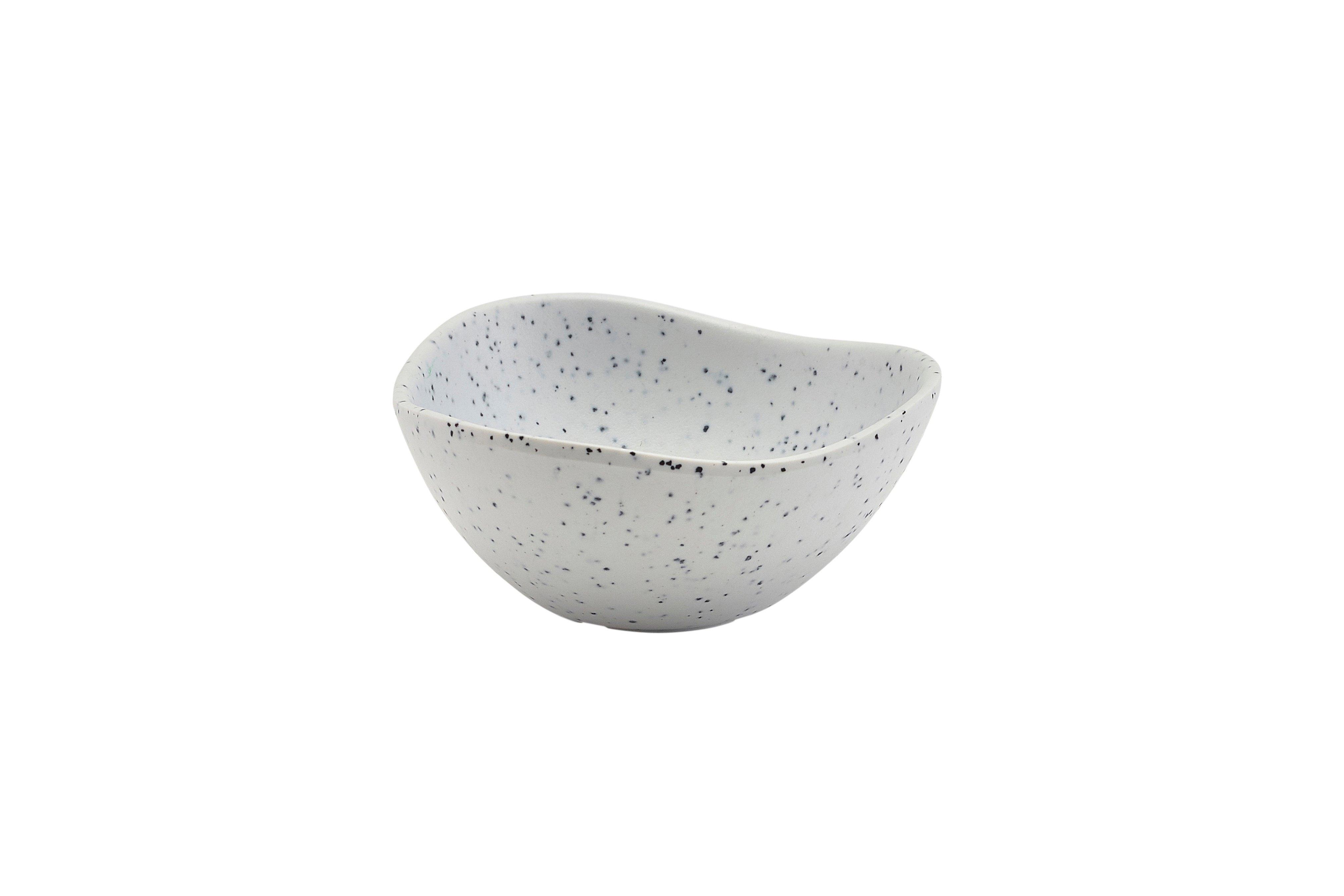 GenWare Melamine White Granite Triangular Ramekin 70ml