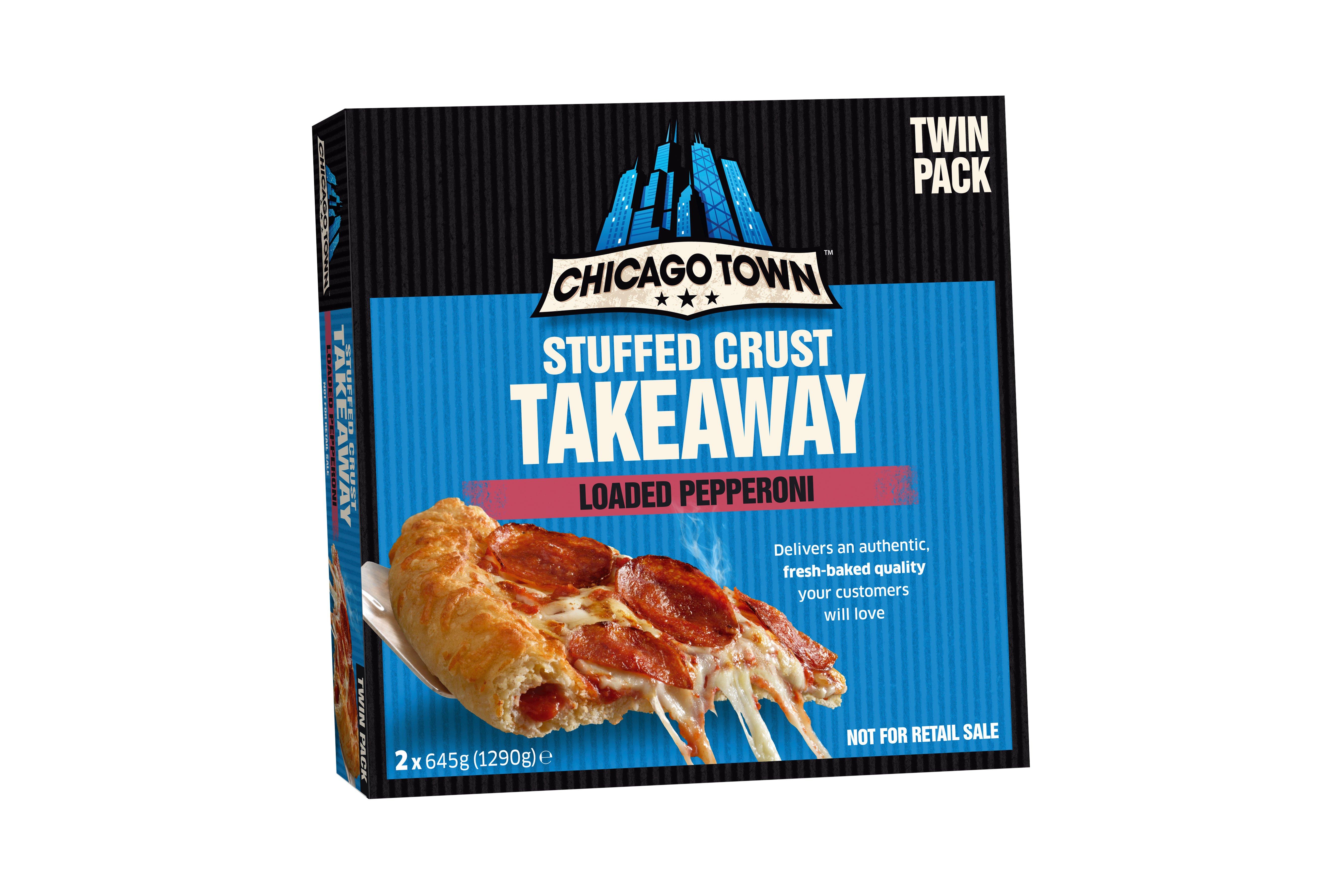 Chicago Town Takeaway Stuffed Crust Pepperoni Pizza