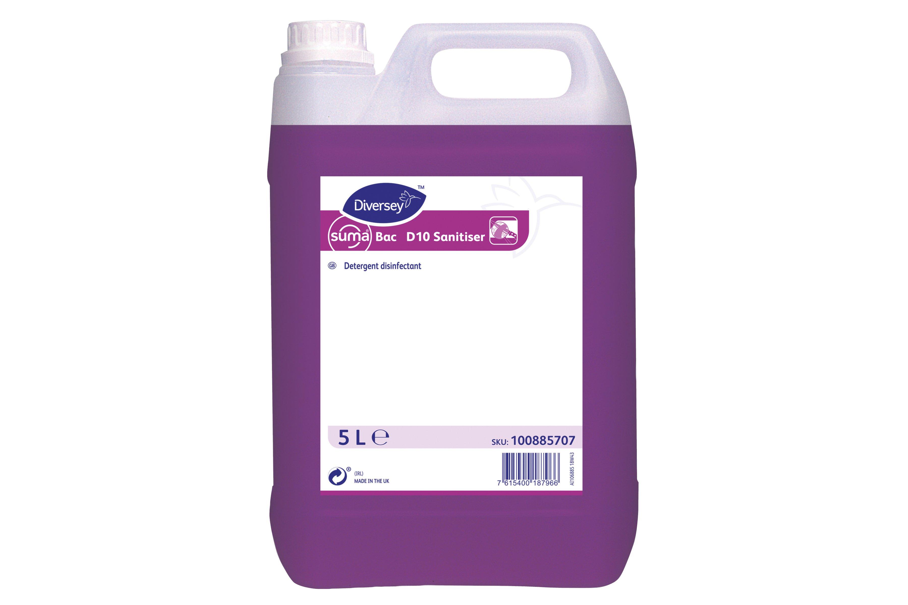 Diversey D10 Suma Bac Cleaner Sanitiser