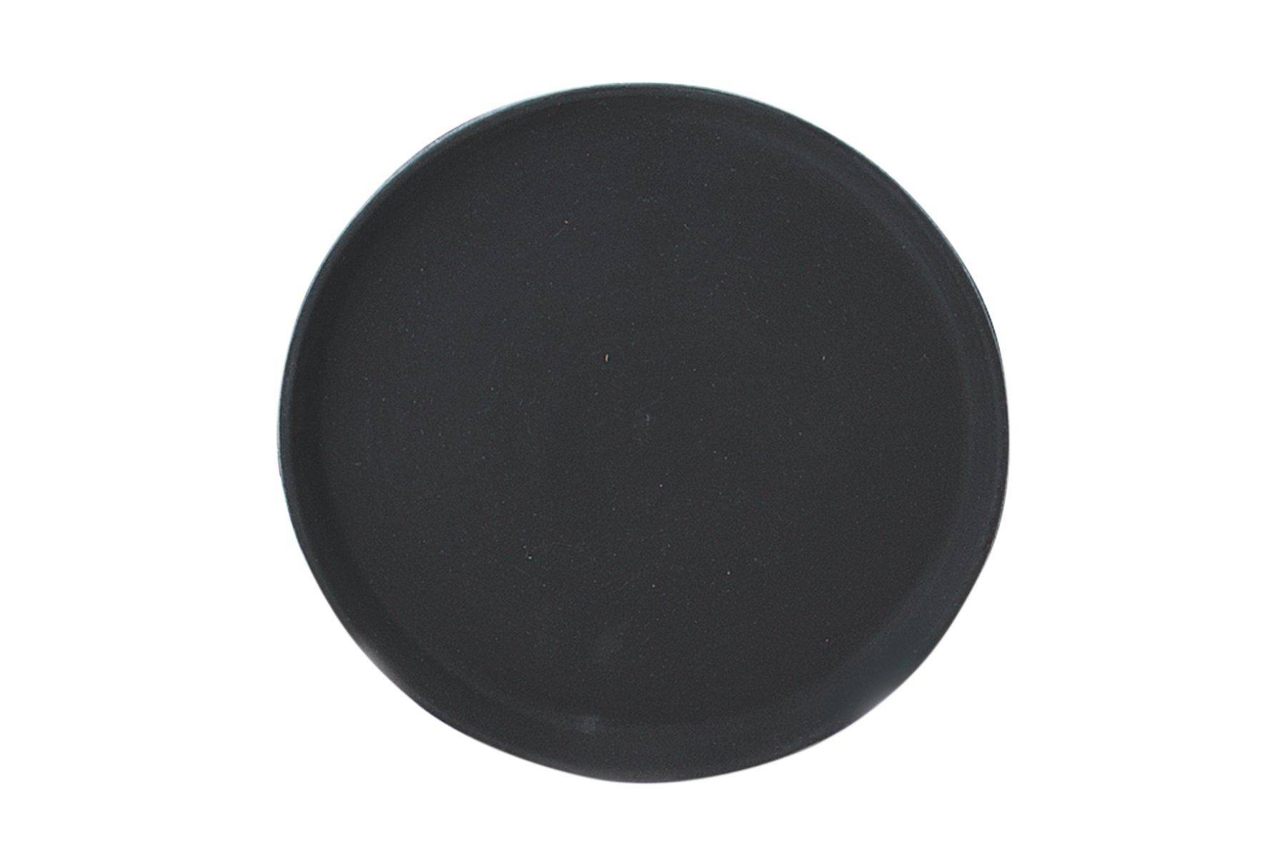 Black Non Slip Round Tray 16”