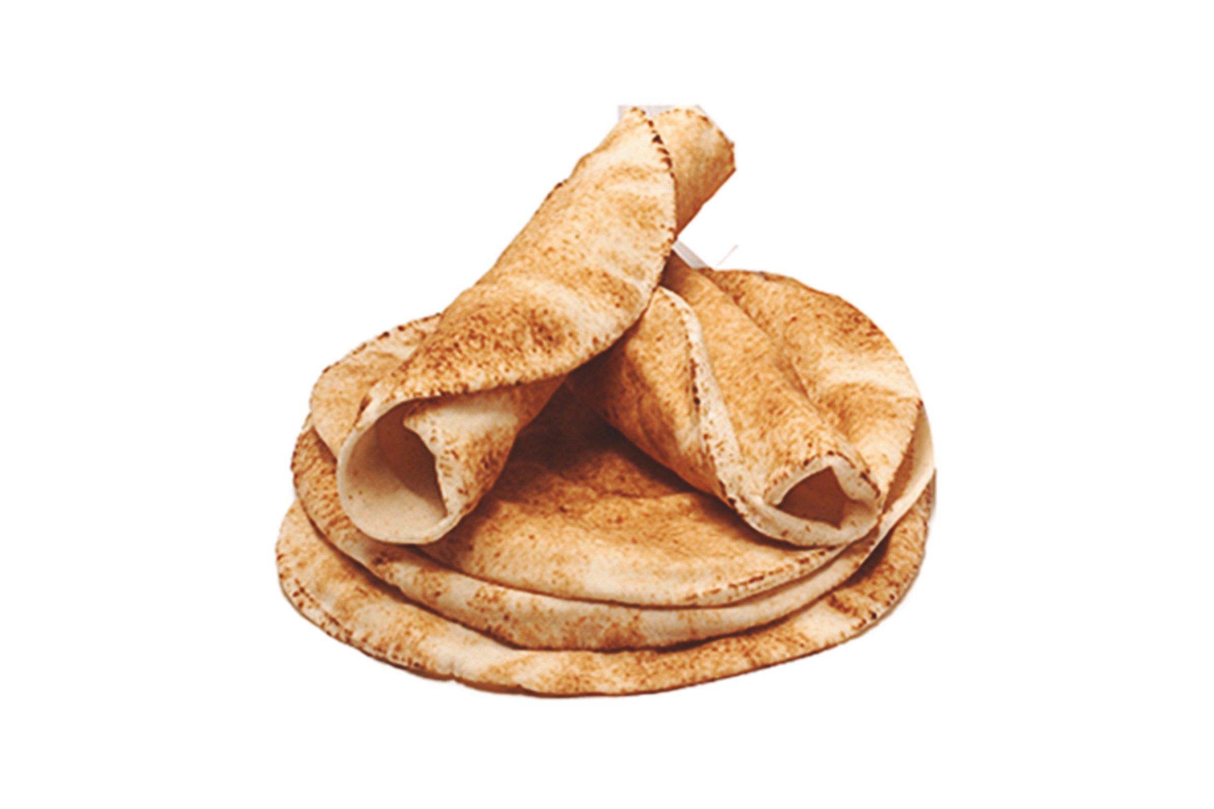 12" Large White Khobez Bread