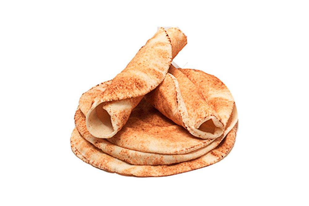 12" Large White Khobez Bread